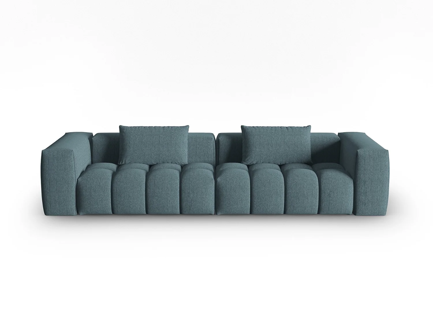 CXL by Christian Lacroix - Sofa modułowa, "Lorella" 5 miejsc tkanina strukturalna, niebieski jasny - 290x85x70cm 3744483 - obrazek 1