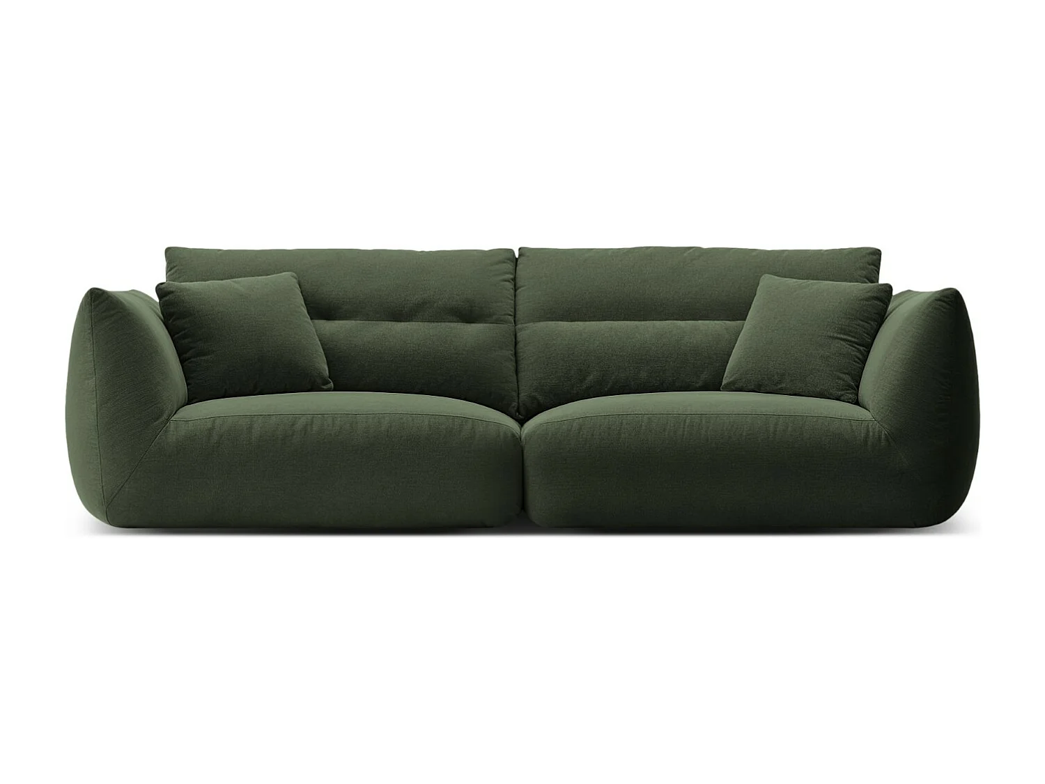 CXL by Christian Lacroix – Sofa modułowa, „Maurie” 4 miejsca szenil, zielony mech – 264x107x90cm 3744574