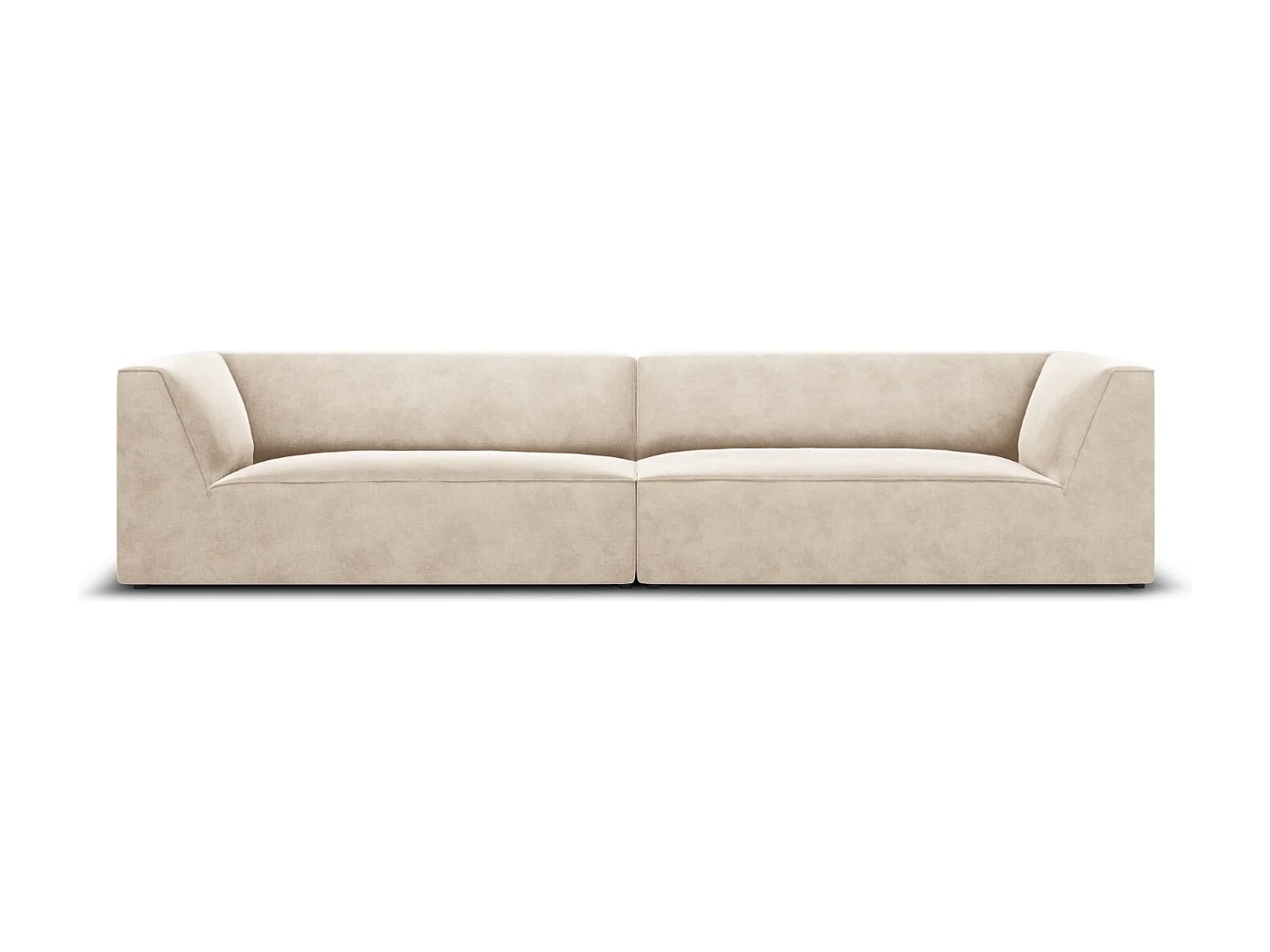 CXL by Christian Lacroix - Sofa, "Charles" 4 miejsca welur, beż jasny - 302x93x69cm 3744694 - obrazek 1