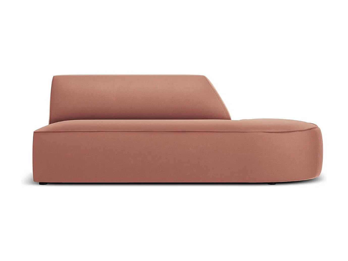 CXL by Christian Lacroix - Sofa modułowa bok prawy, "Charles" 2 miejsca welur, róż - 181x93x69cm 3744759 - obrazek 1