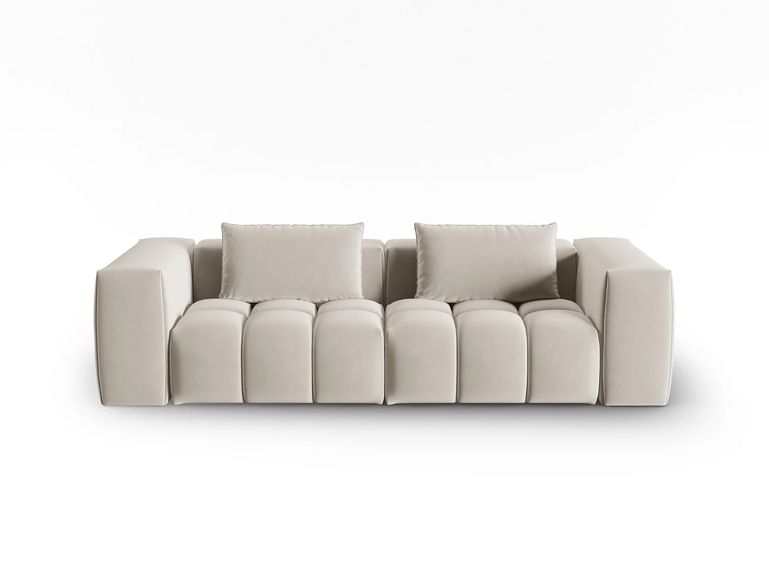CXL by Christian Lacroix - Sofa modułowa, "Lorella" 3 miejsca welur, ecru - 230x85x70cm 3744824 - obrazek 1