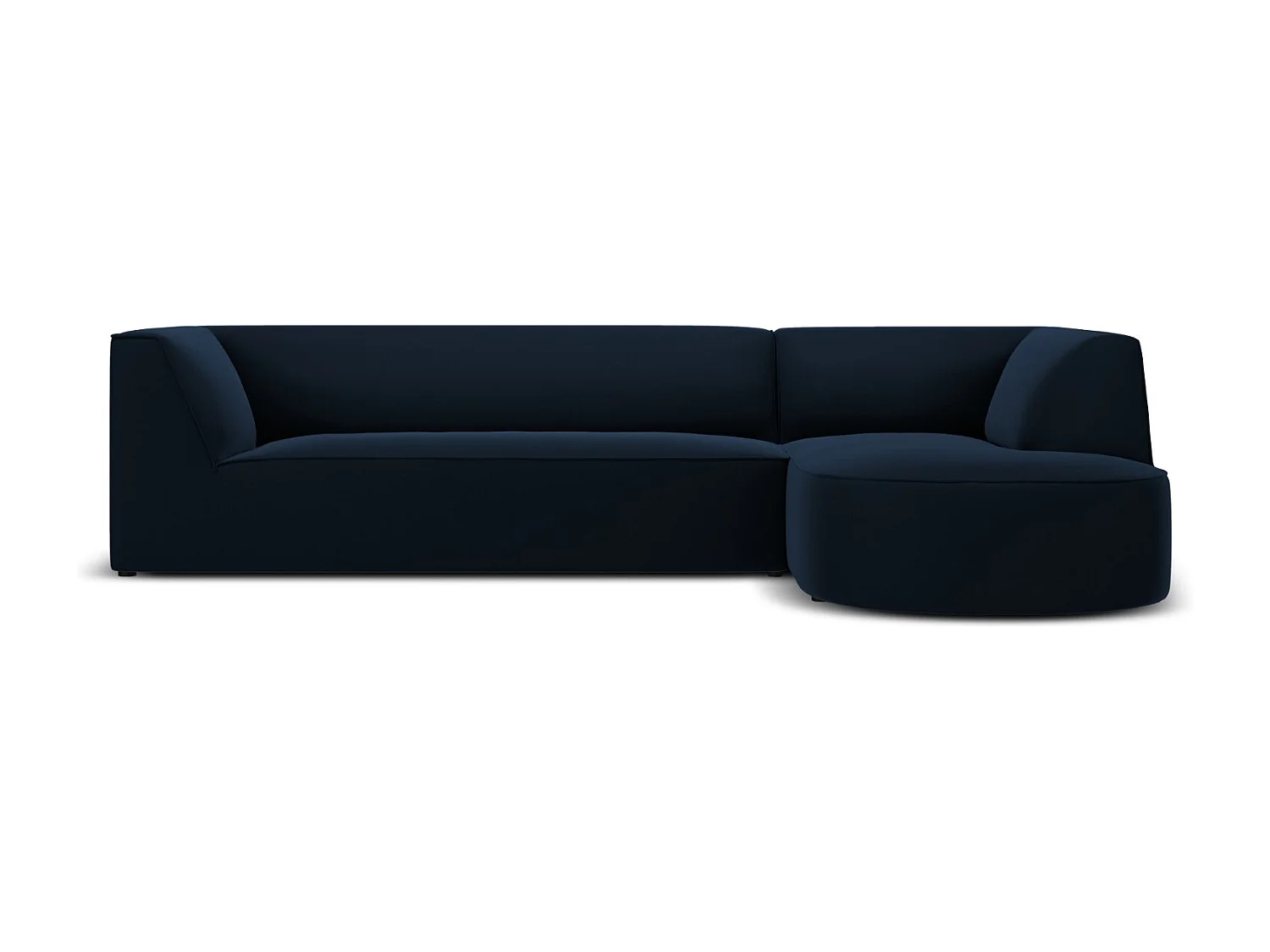 CXL by Christian Lacroix – Narożnik prawy, „Charles” 4 miejsca welur, niebieski ciemny – 273x180x69cm 3744877