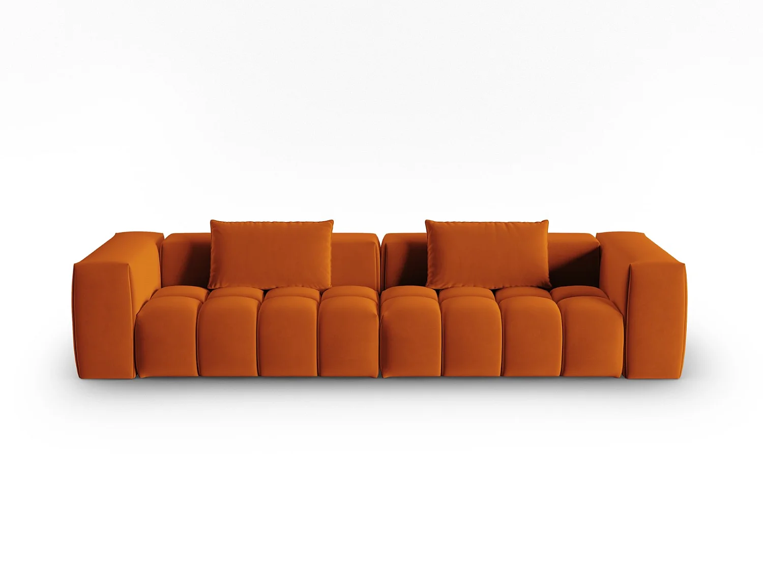 CXL by Christian Lacroix - Sofa modułowa, "Lorella" 5 miejsc welur, terakota - 290x85x70cm 3744969 - obrazek 1