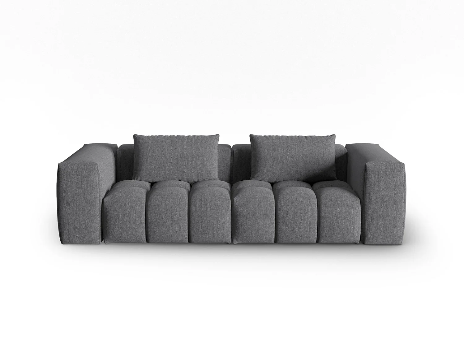 CXL by Christian Lacroix - Sofa modułowa, "Lorella" 3 miejsca tkanina strukturalna, szary - 230x85x70cm 3745097 - obrazek 1
