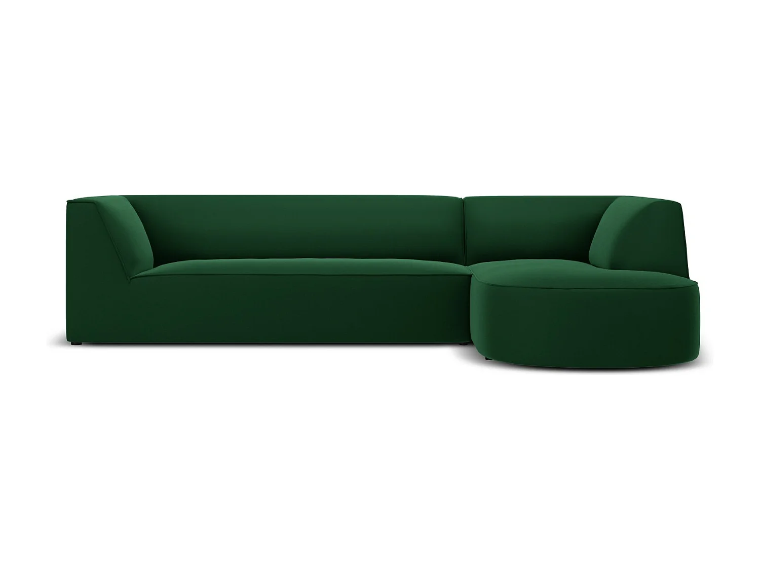 CXL by Christian Lacroix – Narożnik prawy, „Charles” 4 miejsca welur, zielony – 273x180x69cm 3745108