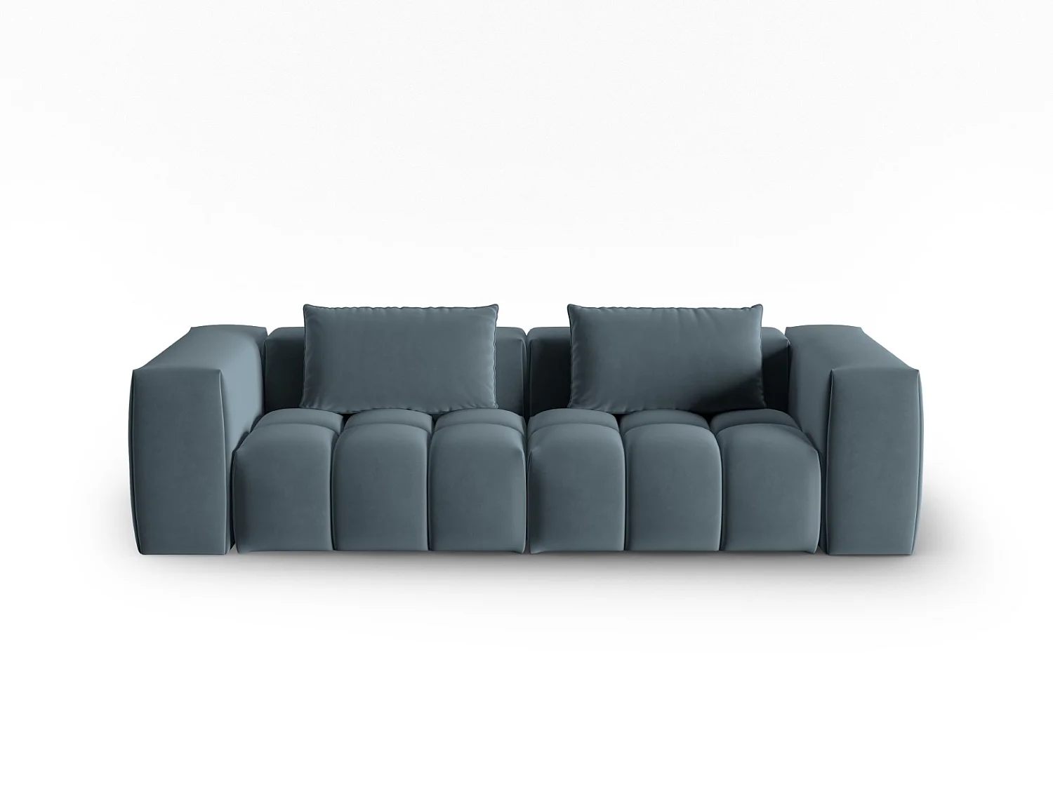 CXL by Christian Lacroix - Sofa modułowa, "Lorella" 3 miejsca welur, niebieski pastelowy - 230x85x70cm 3745218 - obrazek 1