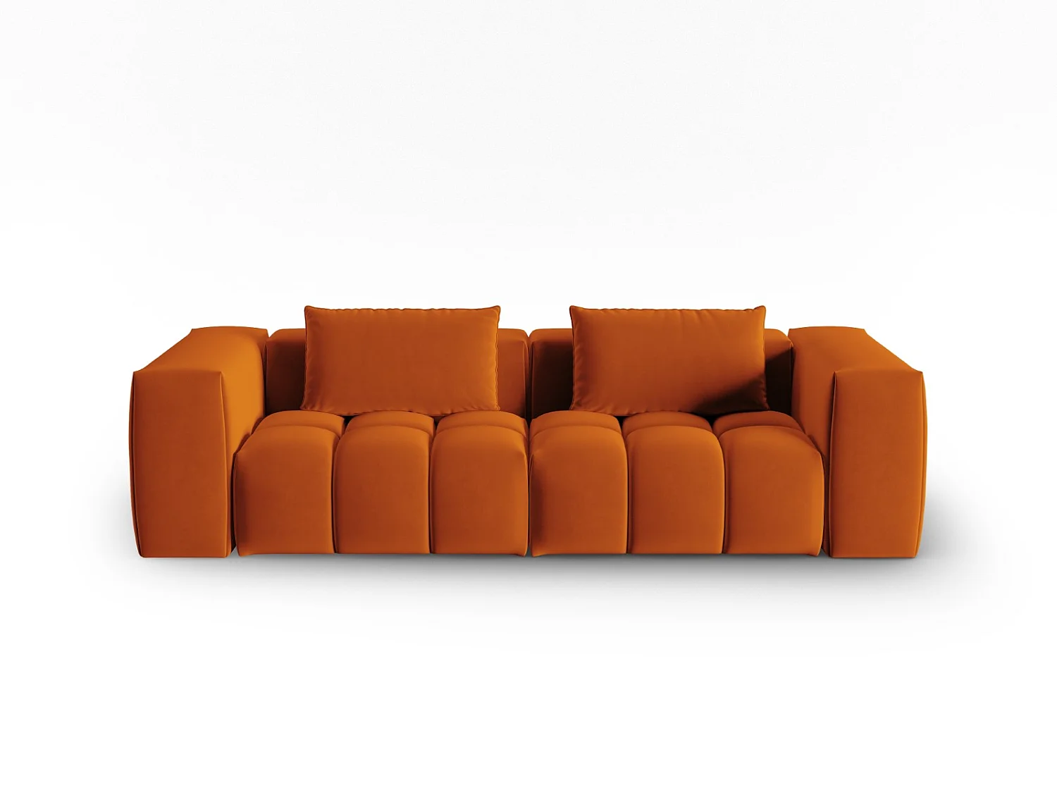 CXL by Christian Lacroix - Sofa modułowa, "Lorella" 3 miejsca welur, terakota - 230x85x70cm 3745232 - obrazek 1