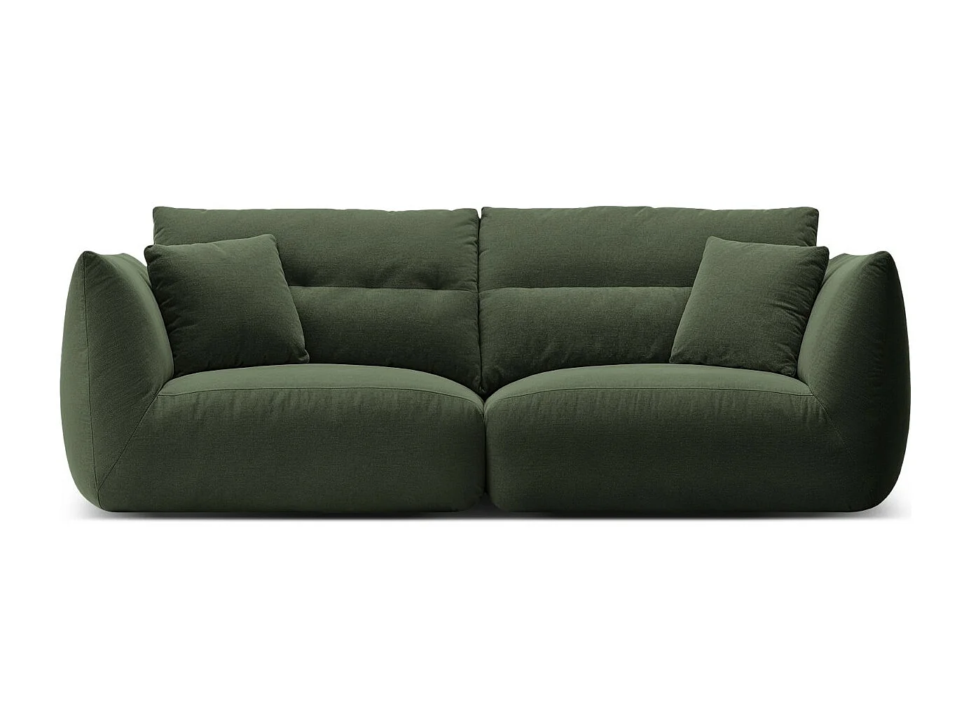 CXL by Christian Lacroix - Sofa modułowa, "Maurie" 3 miejsca szenil, zielony mech - 224x107x90cm 3745242 - obrazek 1