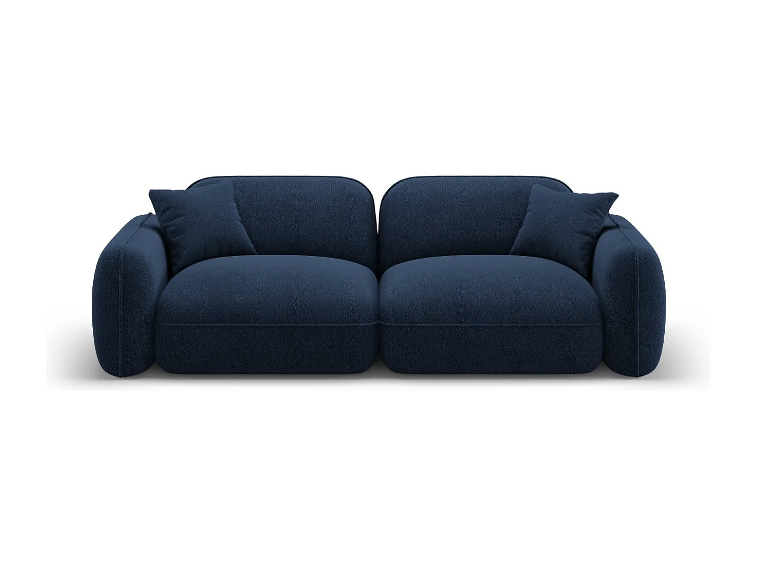 CXL by Christian Lacroix - Sofa modułowa, "Lucien" 3 miejsca welur, niebieski ciemny - 230x90x70cm 3745265 - obrazek 1
