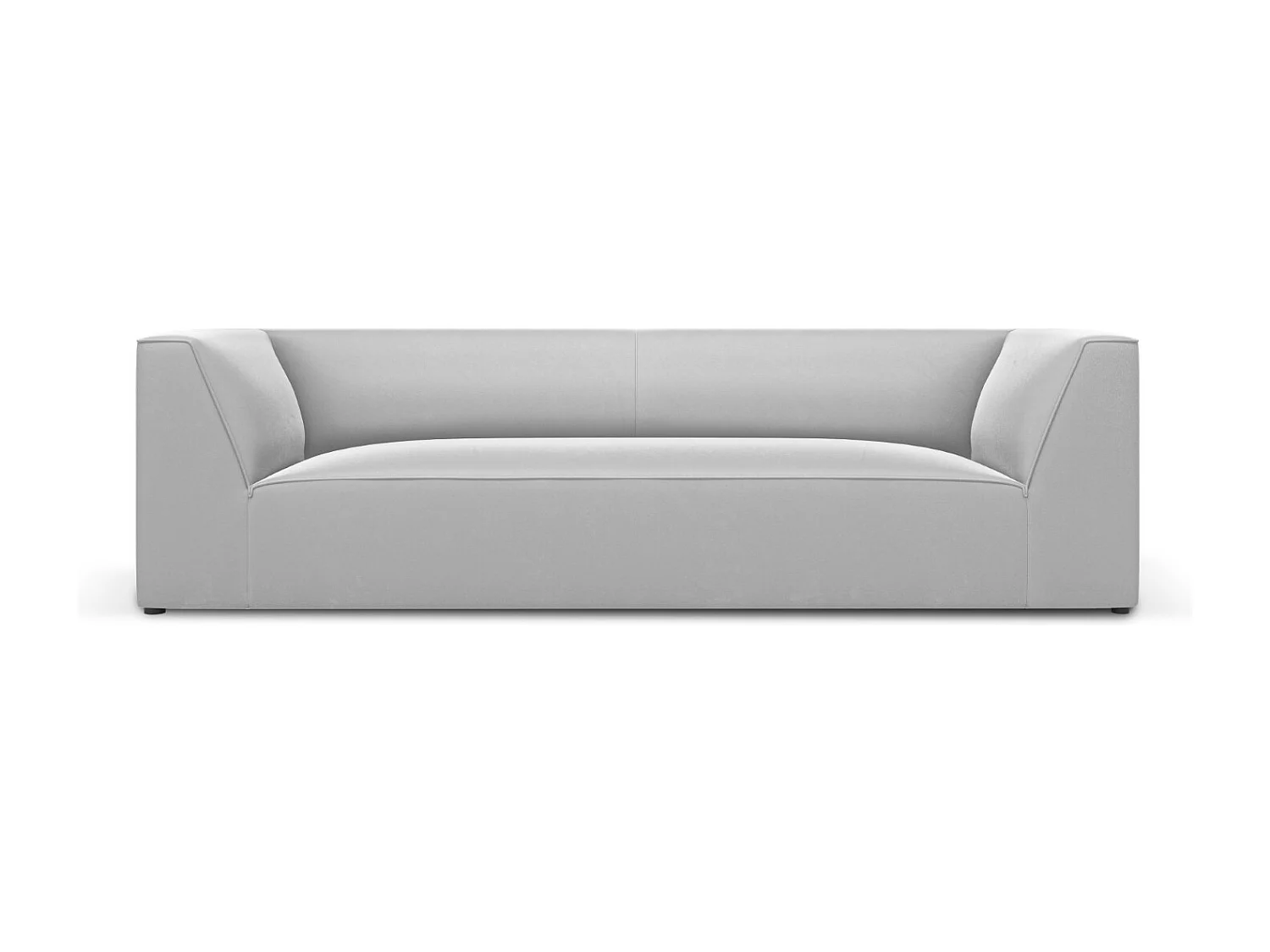 CXL by Christian Lacroix - Sofa, "Charles" 3 miejsca welur, szary jasny - 232x92x69cm 3745361 - obrazek 1