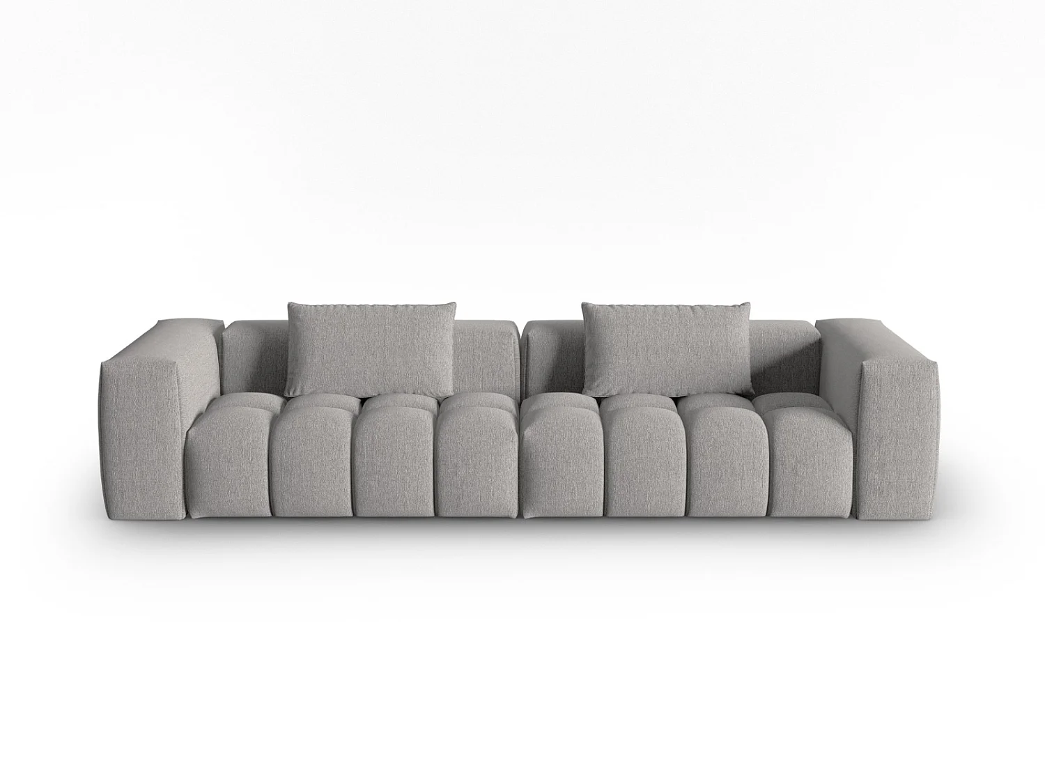 CXL by Christian Lacroix - Sofa modułowa, "Lorella" 5 miejsc tkanina strukturalna, beż ciemny - 290x85x70cm 3745366 - obrazek 1