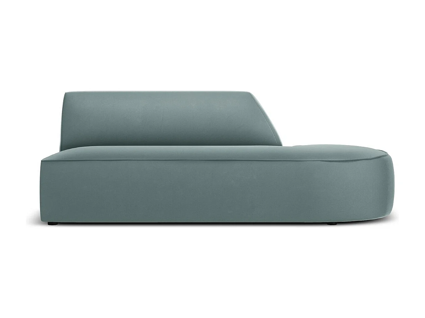 CXL by Christian Lacroix - Sofa modułowa bok prawy, "Charles" 2 miejsca welur, miętowy - 181x93x69cm 3745411 - obrazek 1