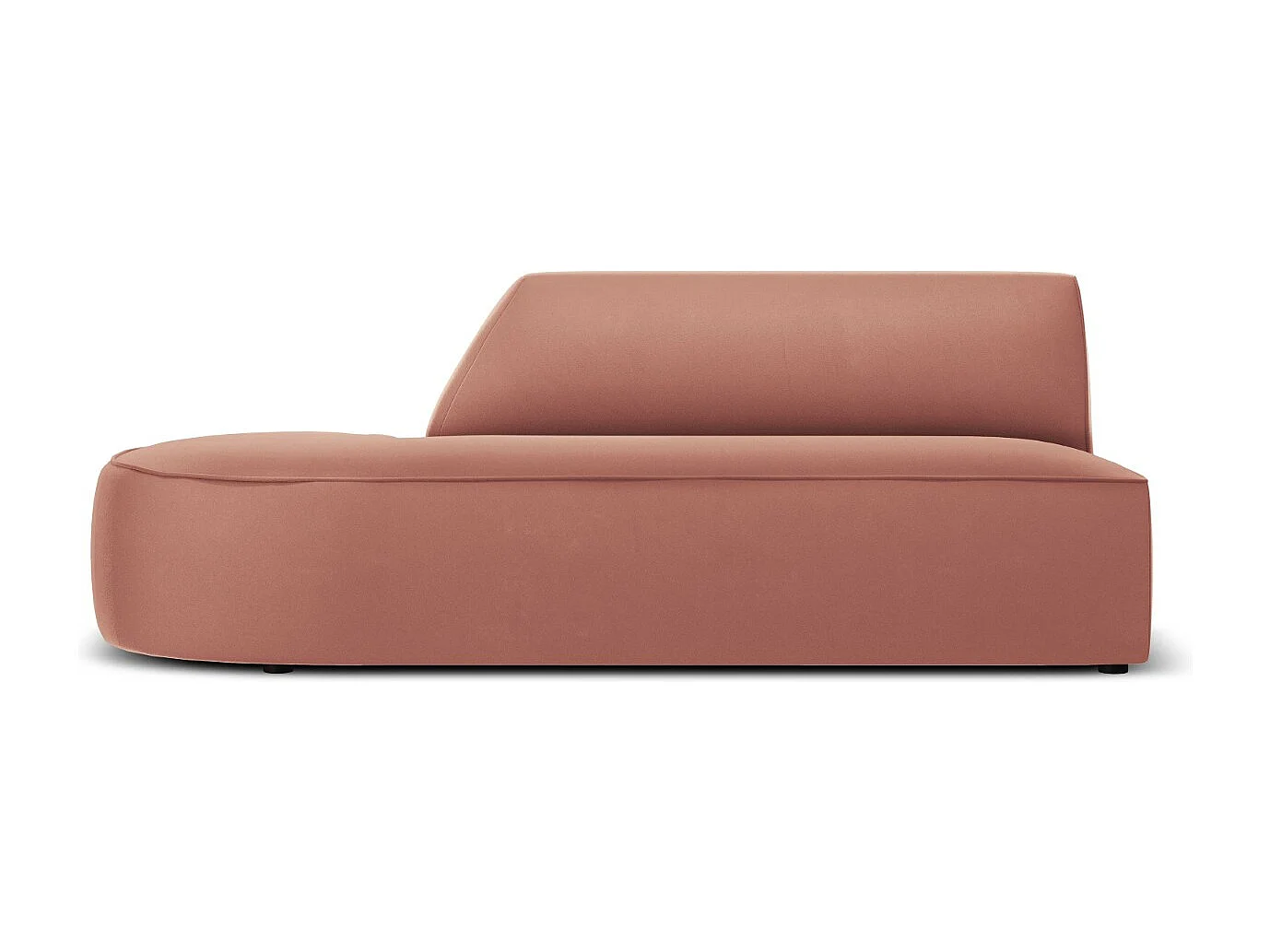 CXL by Christian Lacroix - Sofa modułowa bok lewy, "Charles" 2 miejsca welur, róż - 181x93x69cm 3745435 - obrazek 1