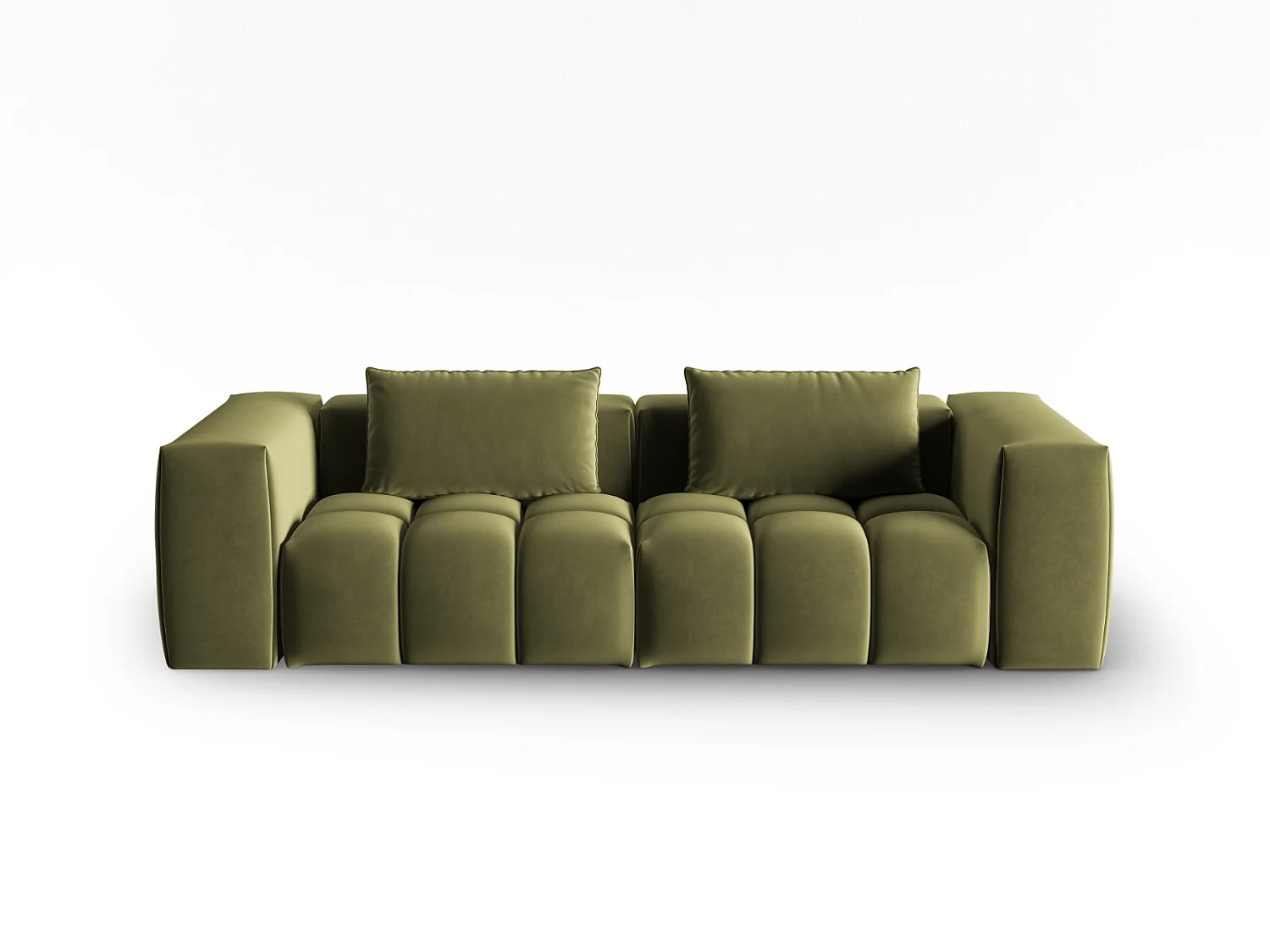CXL by Christian Lacroix - Sofa modułowa, "Lorella" 3 miejsca welur, zielony jasny - 230x85x70cm 3745438 - obrazek 1