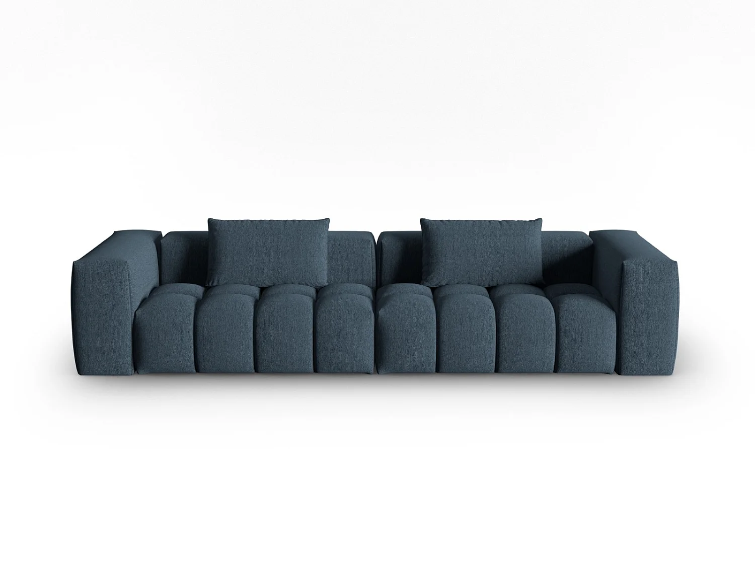 CXL by Christian Lacroix - Sofa modułowa, "Lorella" 5 miejsc tkanina strukturalna, niebieski ciemny - 290x85x70cm 3745450 - obrazek 1
