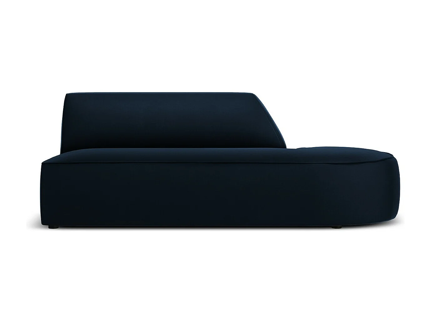 CXL by Christian Lacroix - Sofa modułowa bok prawy, "Charles" 2 miejsca welur, niebieski ciemny - 181x93x69cm 3745531 - obrazek 1