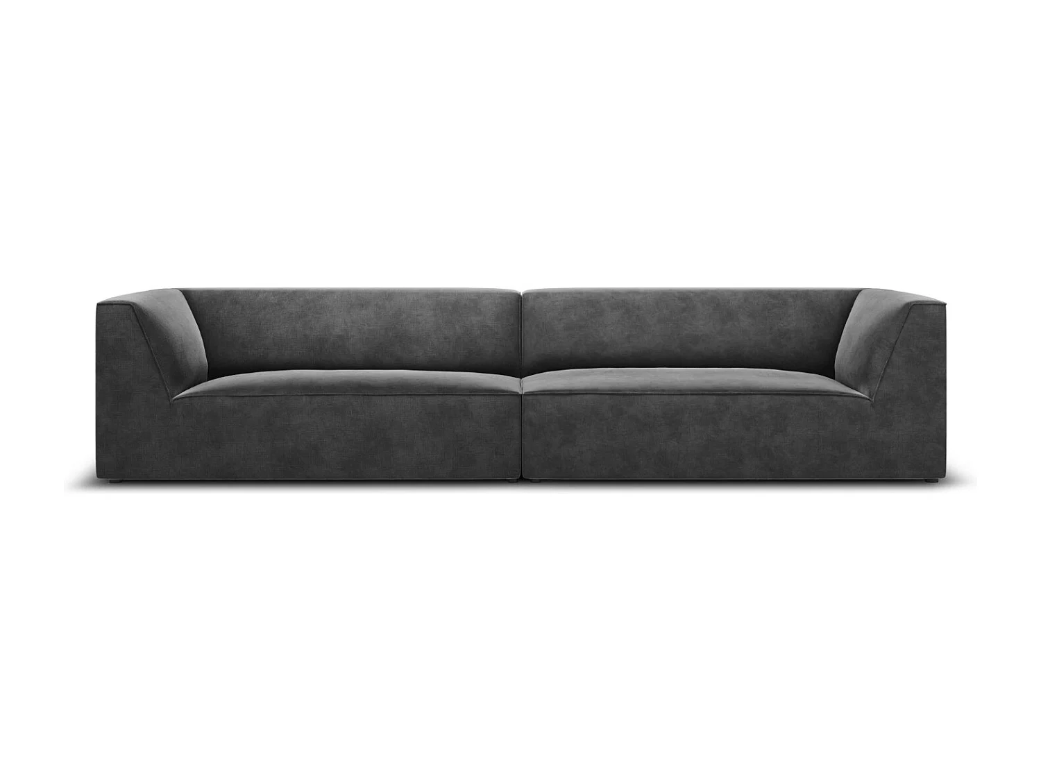 CXL by Christian Lacroix - Sofa, "Charles" 4 miejsca welur, szary ciemny - 302x93x69cm 3745601 - obrazek 1