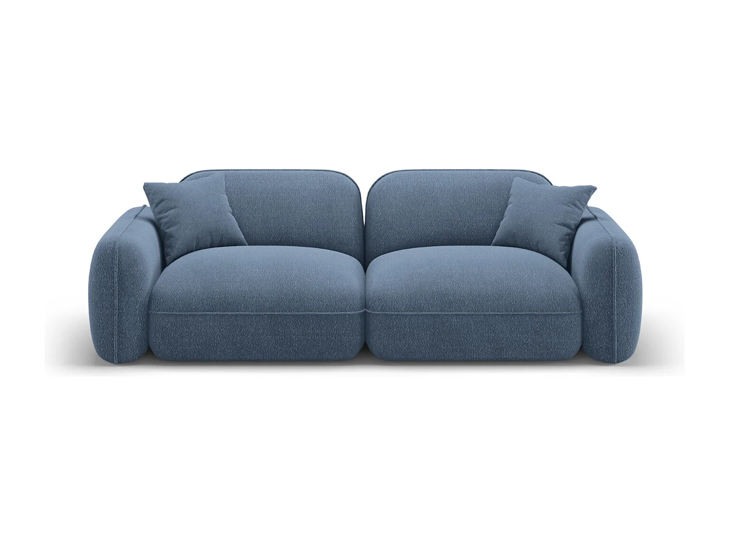 CXL by Christian Lacroix - Sofa modułowa, "Lucien" 3 miejsca welur, niebieski dżins - 230x90x70cm 3745607 - obrazek 1