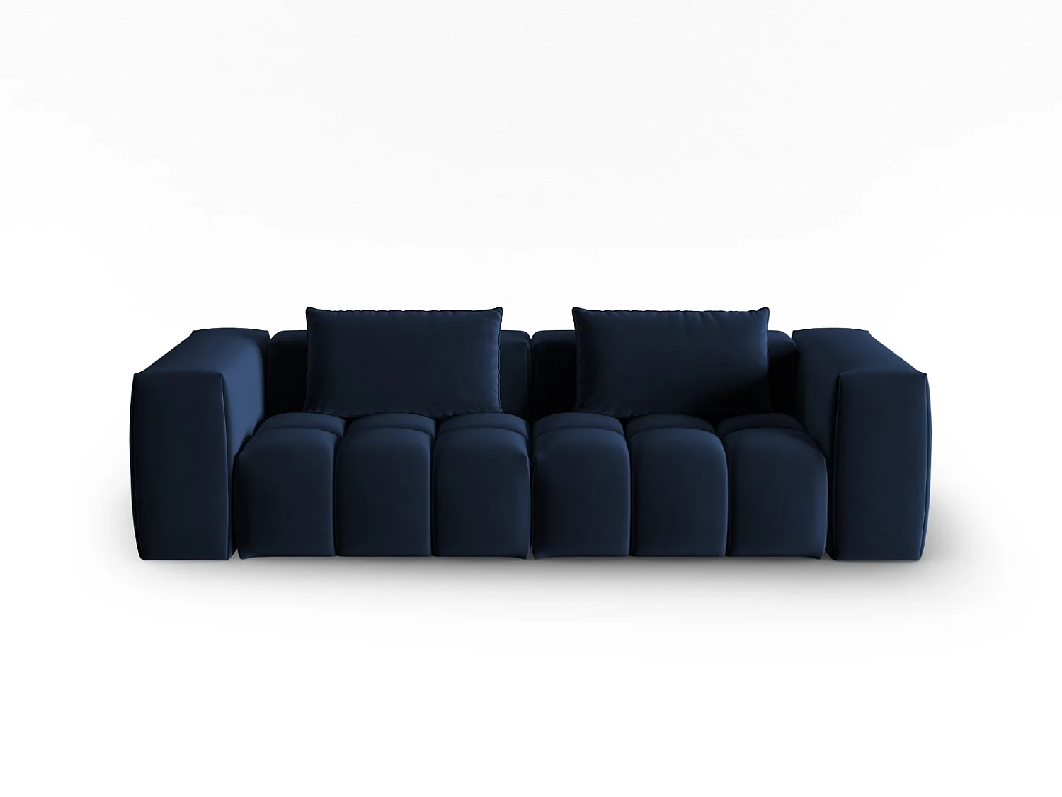 CXL by Christian Lacroix - Sofa modułowa, "Lorella" 3 miejsca welur, błękit królewski - 230x85x70cm 3745649 - obrazek 1