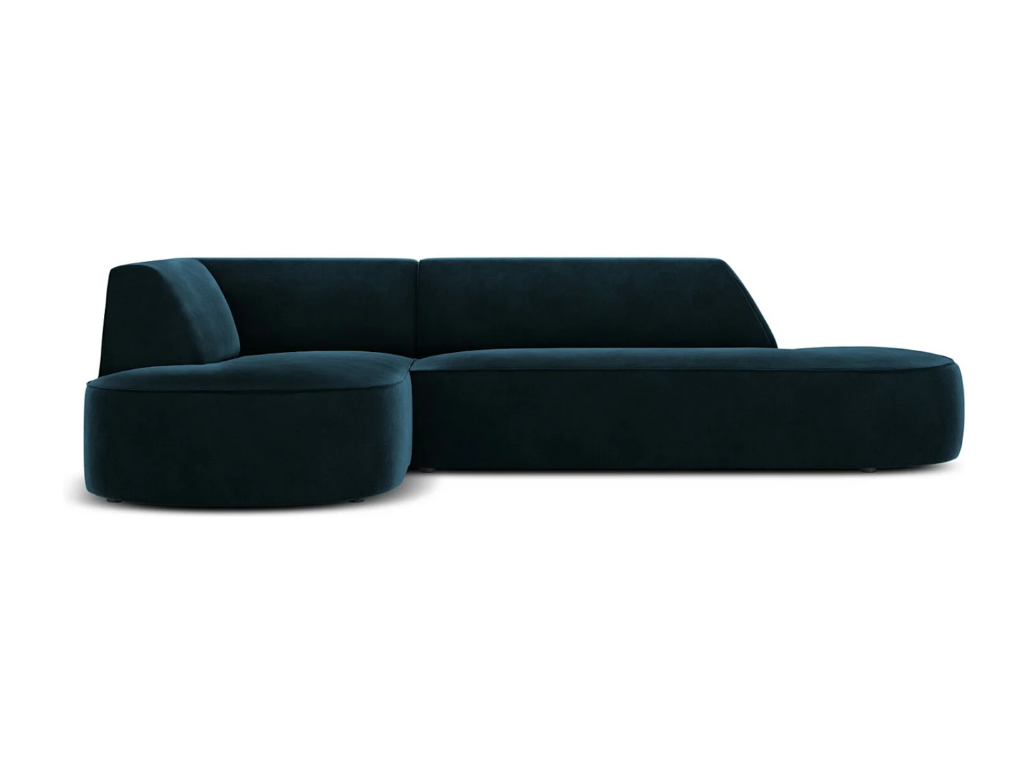 CXL by Christian Lacroix – Narożnik lewy, „Charles” 4 miejsca welur, petrol ciemny – 273x180x69cm 3745786