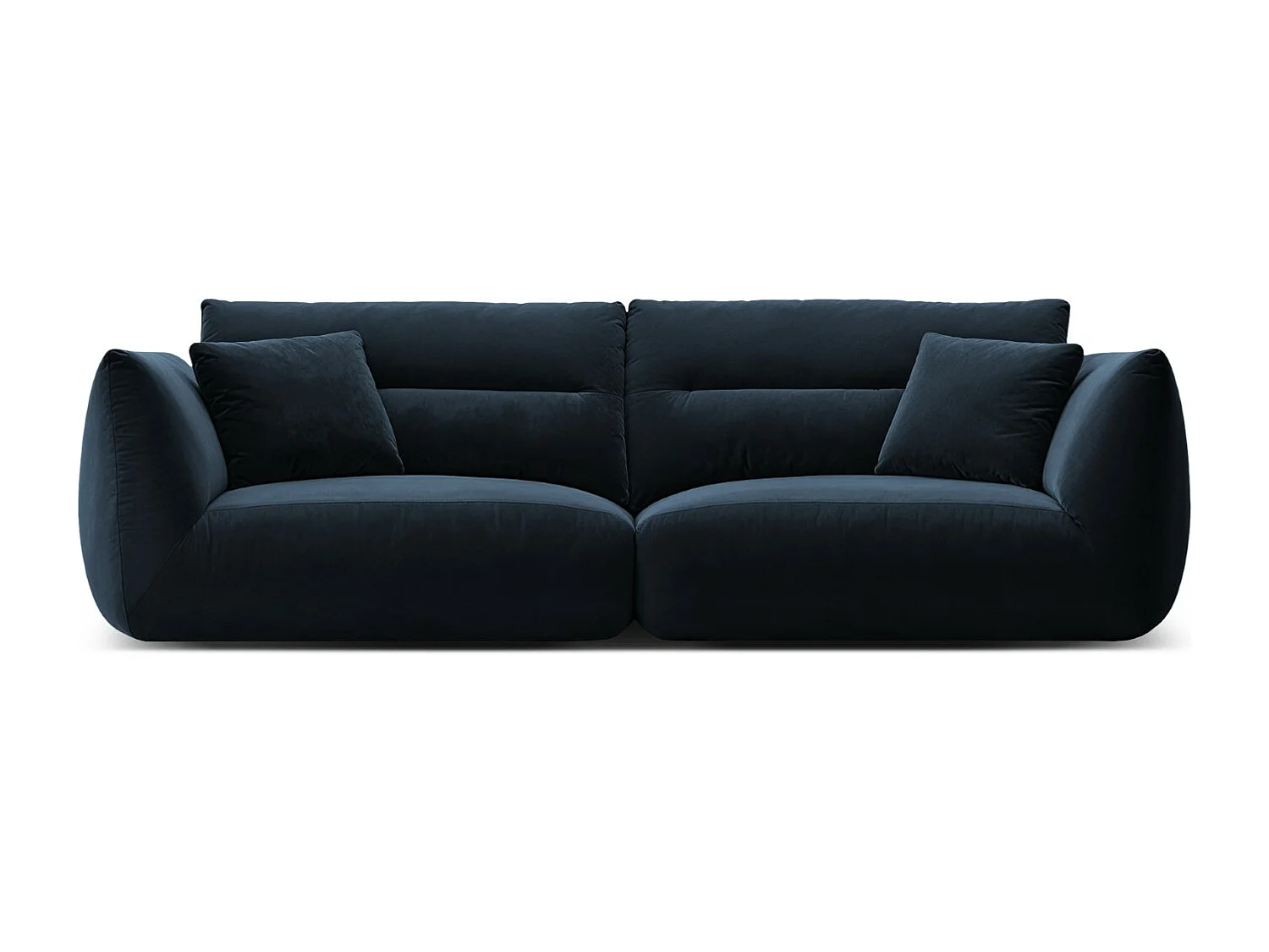 CXL by Christian Lacroix - Sofa modułowa, "Maurie" 4 miejsca welur, błękit królewski - 264x107x90cm 3745900 - obrazek 1