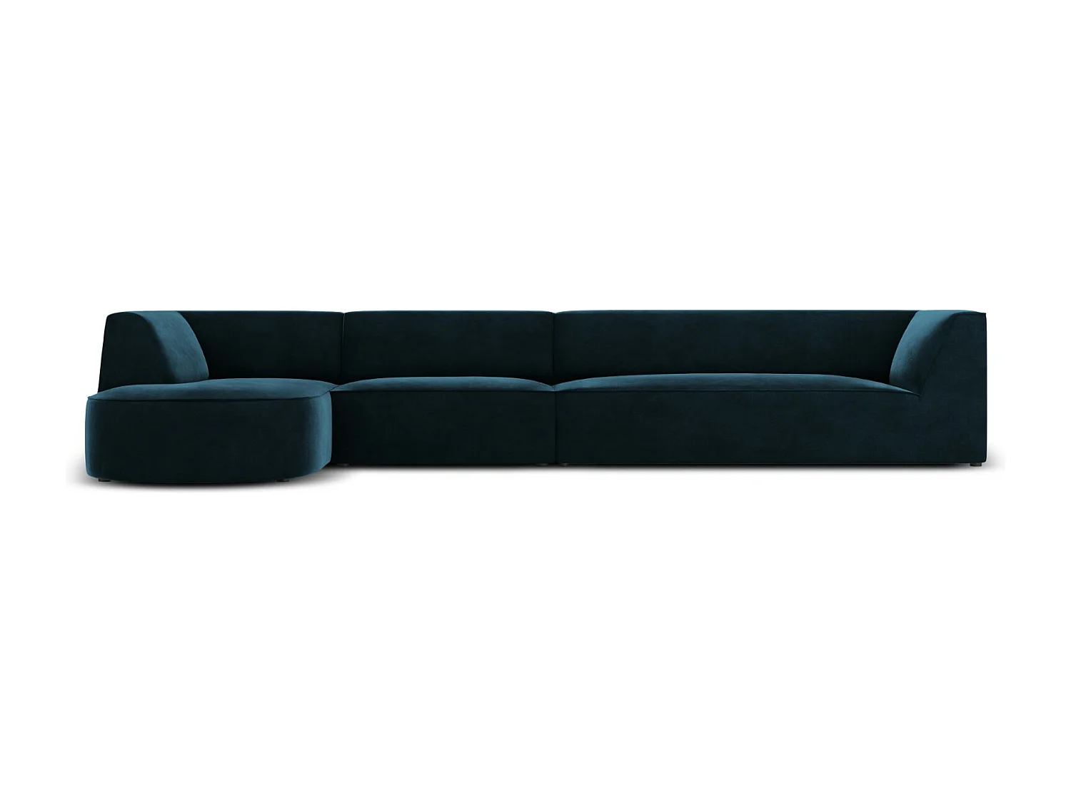 CXL by Christian Lacroix – Narożnik lewy, „Charles” 5 miejsc welur, petrol ciemny – 366x180x69cm 3745963