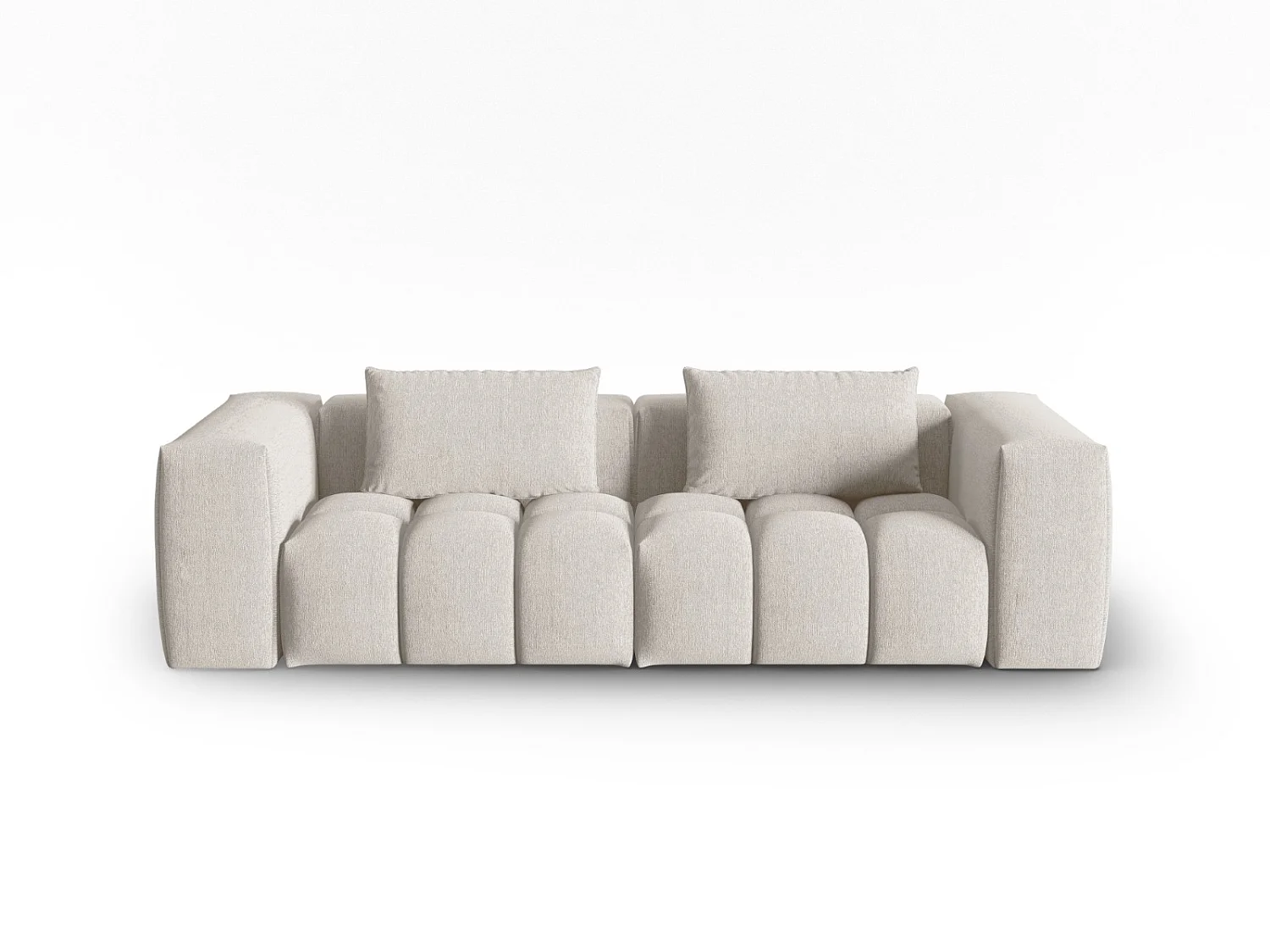CXL by Christian Lacroix - Sofa modułowa, "Lorella" 3 miejsca tkanina strukturalna, beż - 230x85x70cm 3745964 - obrazek 1
