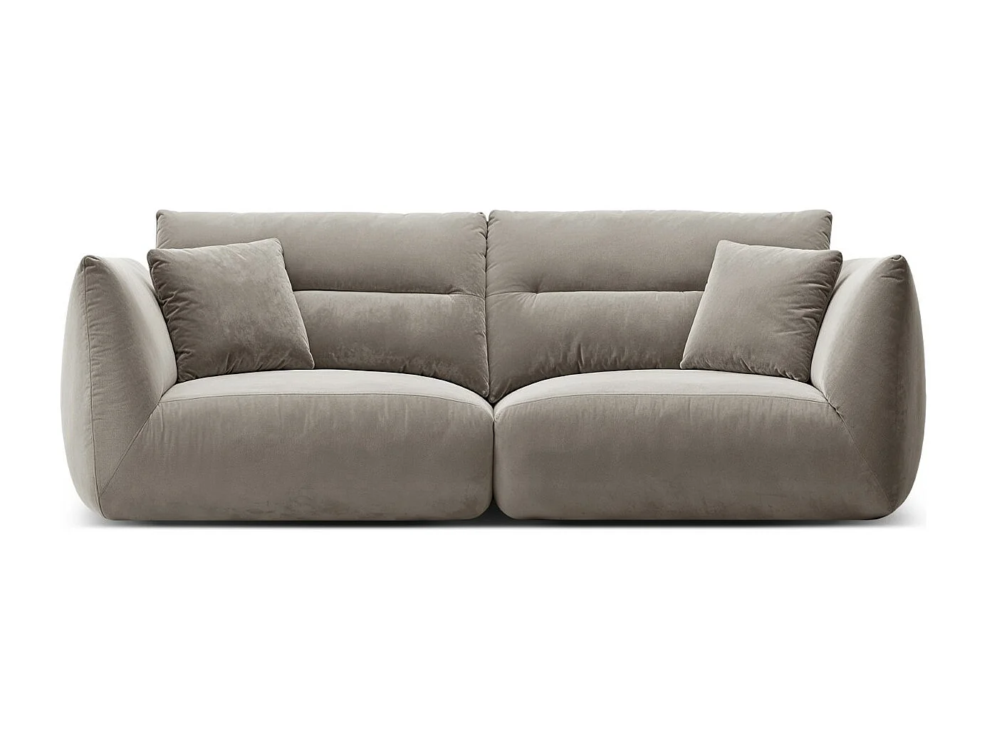 CXL by Christian Lacroix - Sofa modułowa, "Maurie" 3 miejsca welur, beton - 224x107x90cm 3745971 - obrazek 1