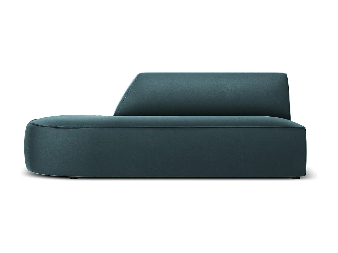 CXL by Christian Lacroix - Sofa modułowa bok lewy, "Charles" 2 miejsca welur, niebieski - 181x93x69cm 3745993 - obrazek 1