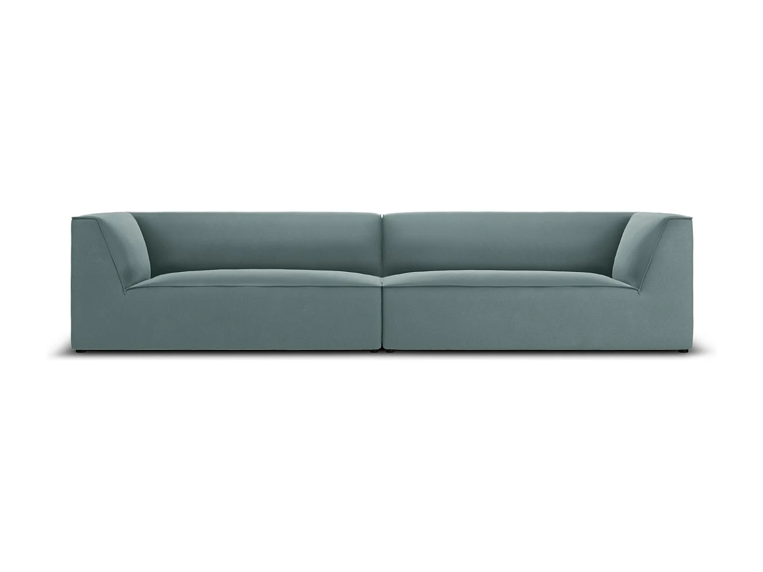 CXL by Christian Lacroix - Sofa, "Charles" 4 miejsca welur, miętowy - 302x93x69cm 3746082 - obrazek 1