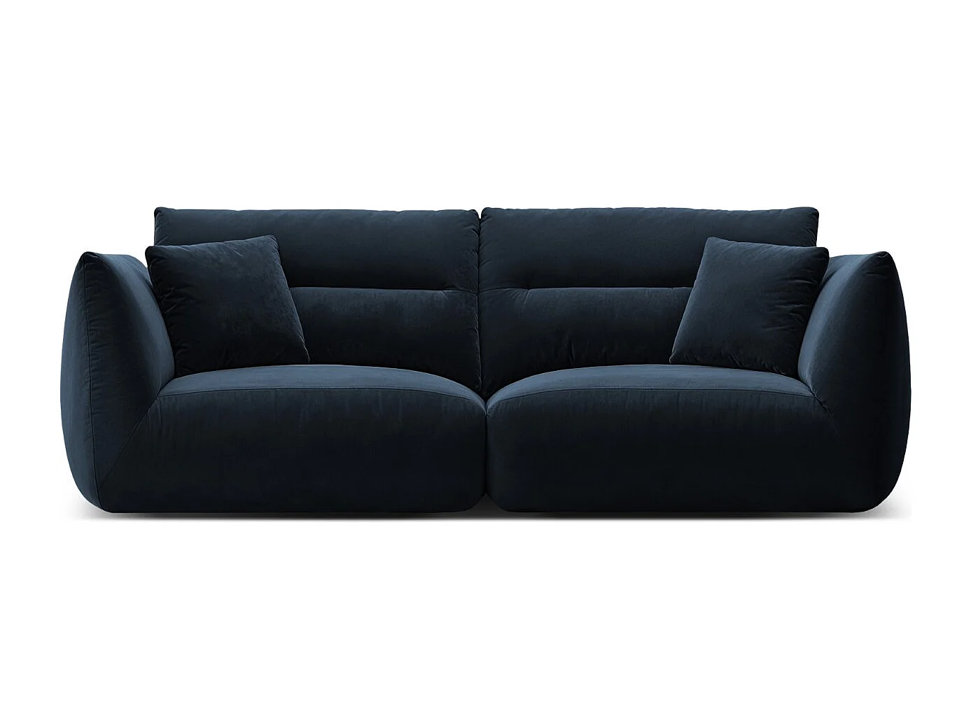 CXL by Christian Lacroix - Sofa modułowa, "Maurie" 3 miejsca welur, błękit królewski - 224x107x90cm 3746255 - obrazek 1
