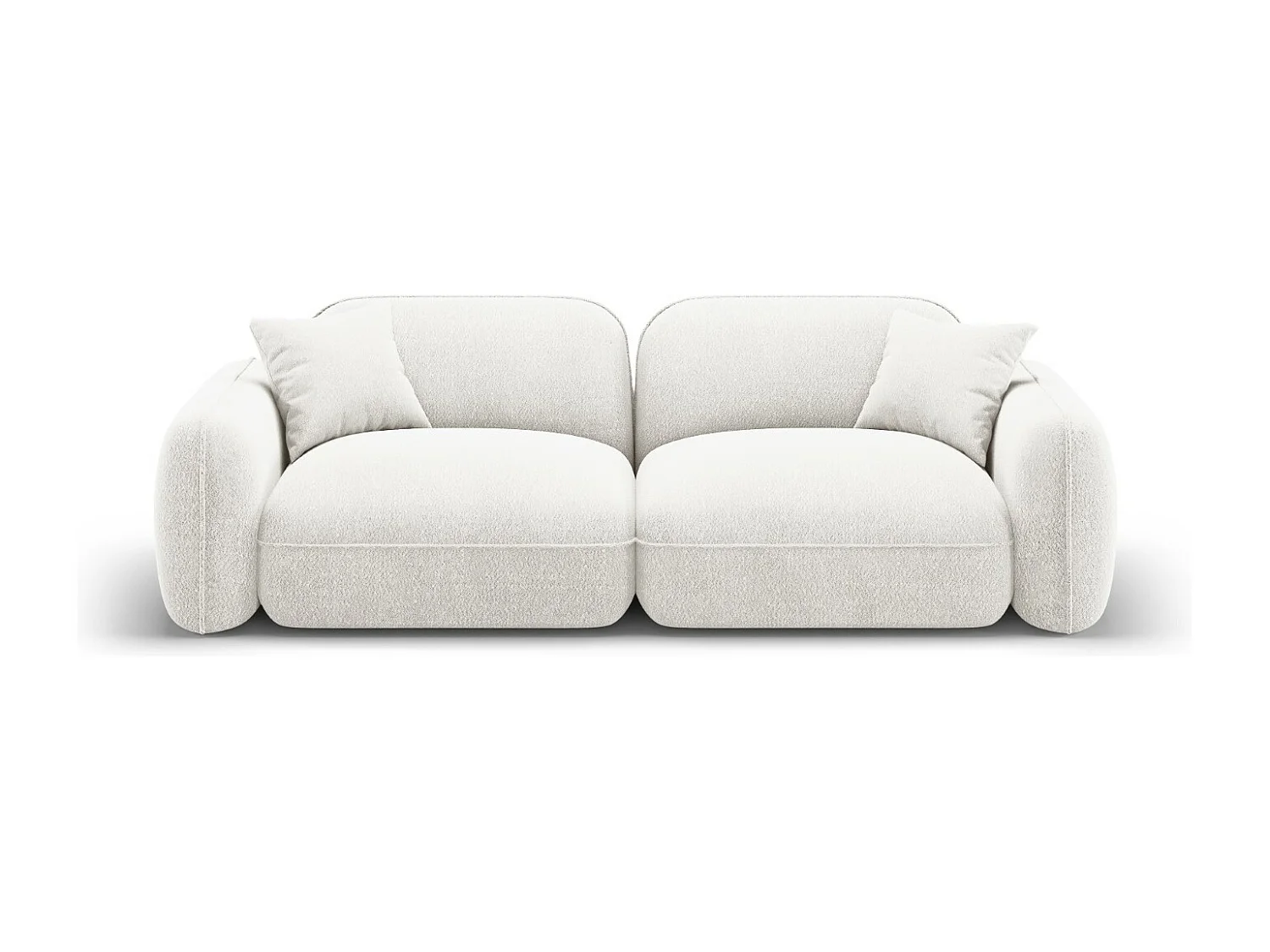 CXL by Christian Lacroix - Sofa modułowa, "Lucien" 3 miejsca welur, kość słoniowa - 230x90x70cm 3746295 - obrazek 1