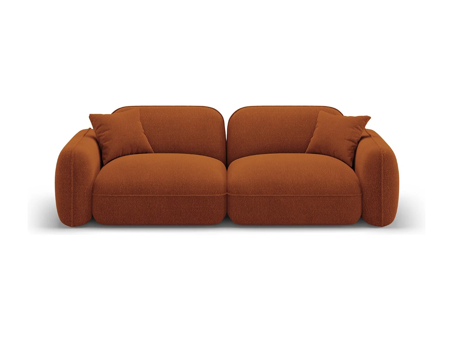 CXL by Christian Lacroix - Sofa modułowa, "Lucien" 3 miejsca welur, terakota - 230x90x70cm 3746335 - obrazek 1
