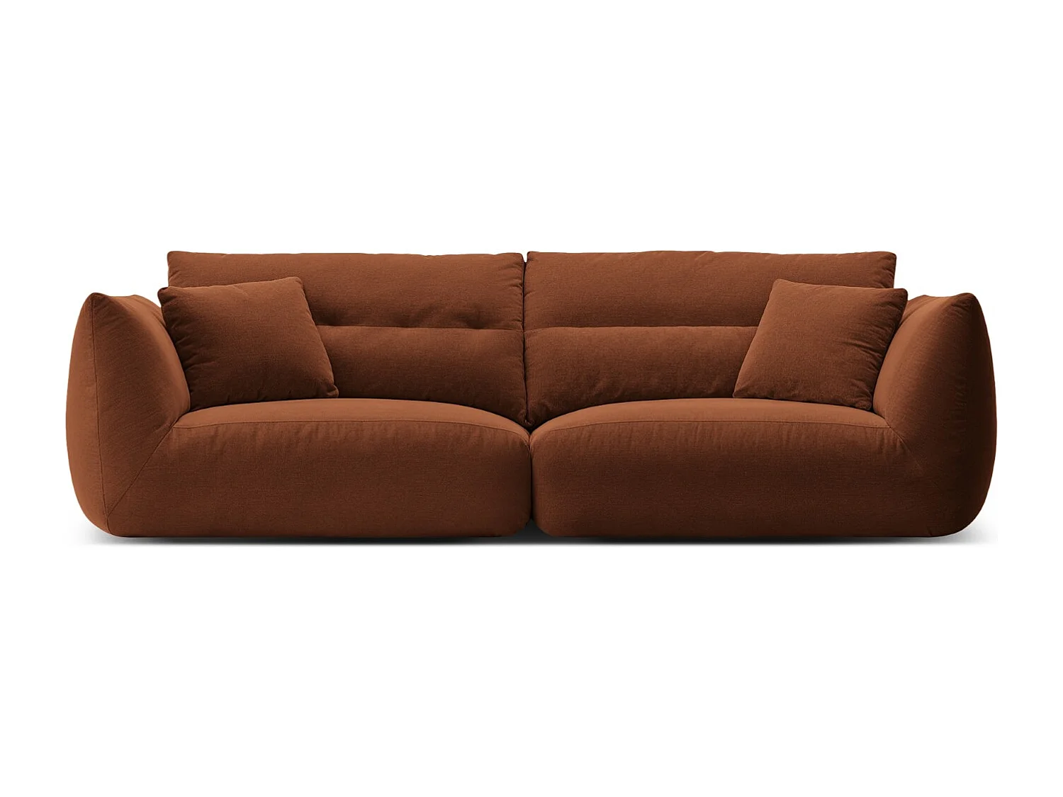 CXL by Christian Lacroix - Sofa modułowa, "Maurie" 4 miejsca szenil, cegła - 264x107x90cm 3746348 - obrazek 1