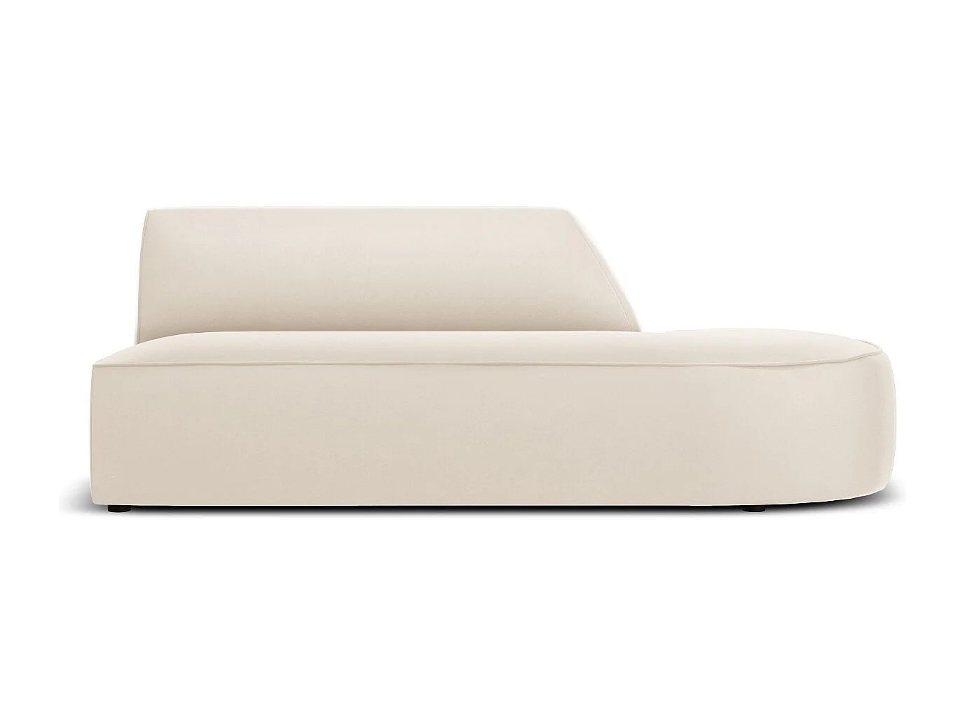 CXL by Christian Lacroix - Sofa modułowa bok prawy, "Charles" 2 miejsca welur, beż - 181x93x69cm 3746522 - obrazek 1