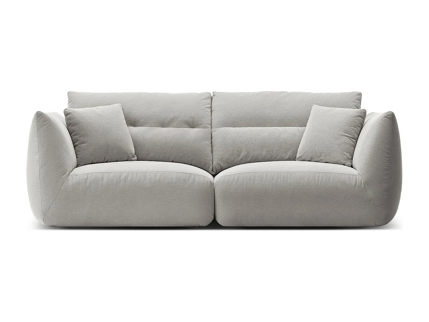 CXL by Christian Lacroix - Sofa modułowa, "Maurie" 3 miejsca szenil, szary jasny - 224x107x90cm 3746545 - obrazek 1