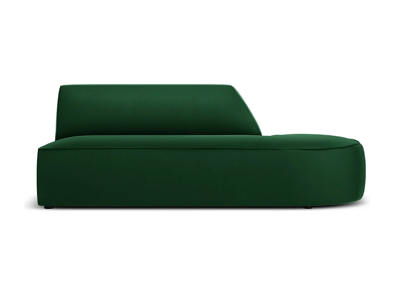 CXL by Christian Lacroix - Sofa modułowa bok prawy, "Charles" 2 miejsca welur, zielony - 181x93x69cm 3746667 - obrazek 1