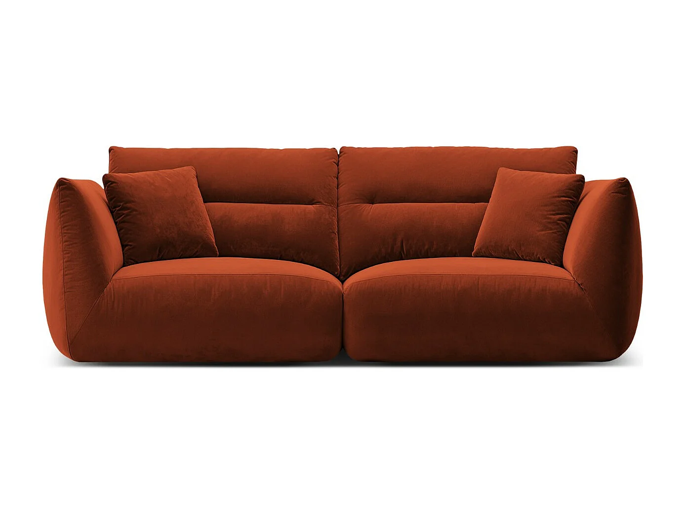 CXL by Christian Lacroix - Sofa modułowa, "Maurie" 3 miejsca welur, kasztanowy - 224x107x90cm 3746692 - obrazek 1