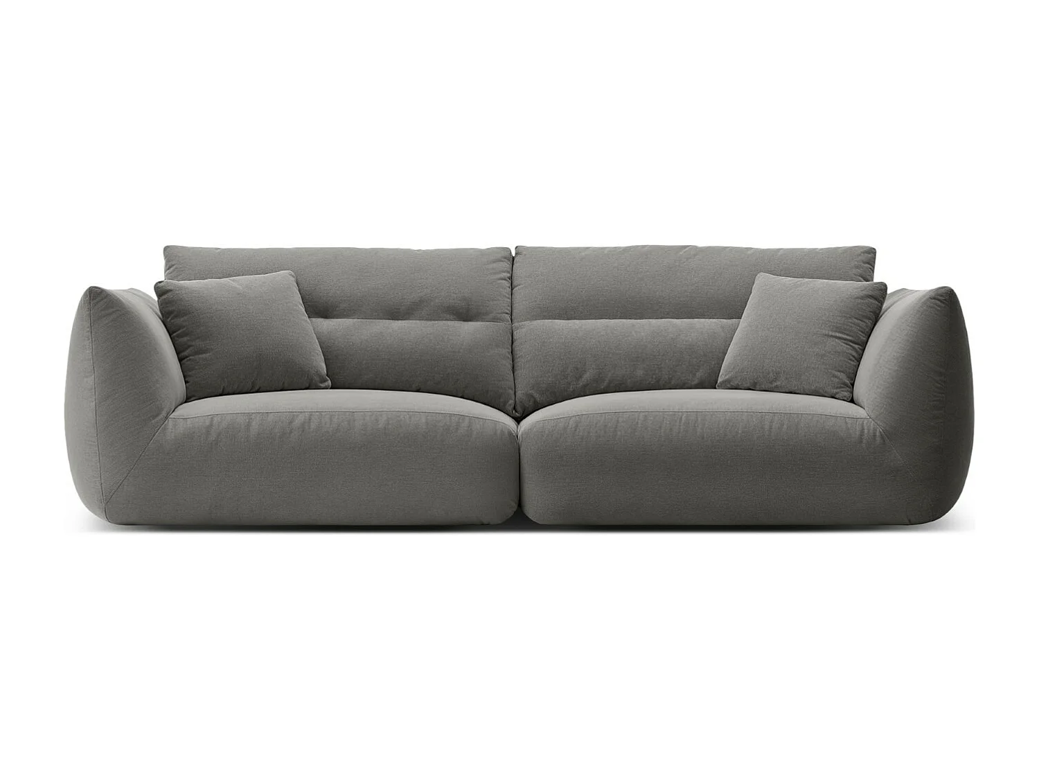 CXL by Christian Lacroix – Sofa modułowa, „Maurie” 4 miejsca szenil, szary ciemny – 264x107x90cm 3746697