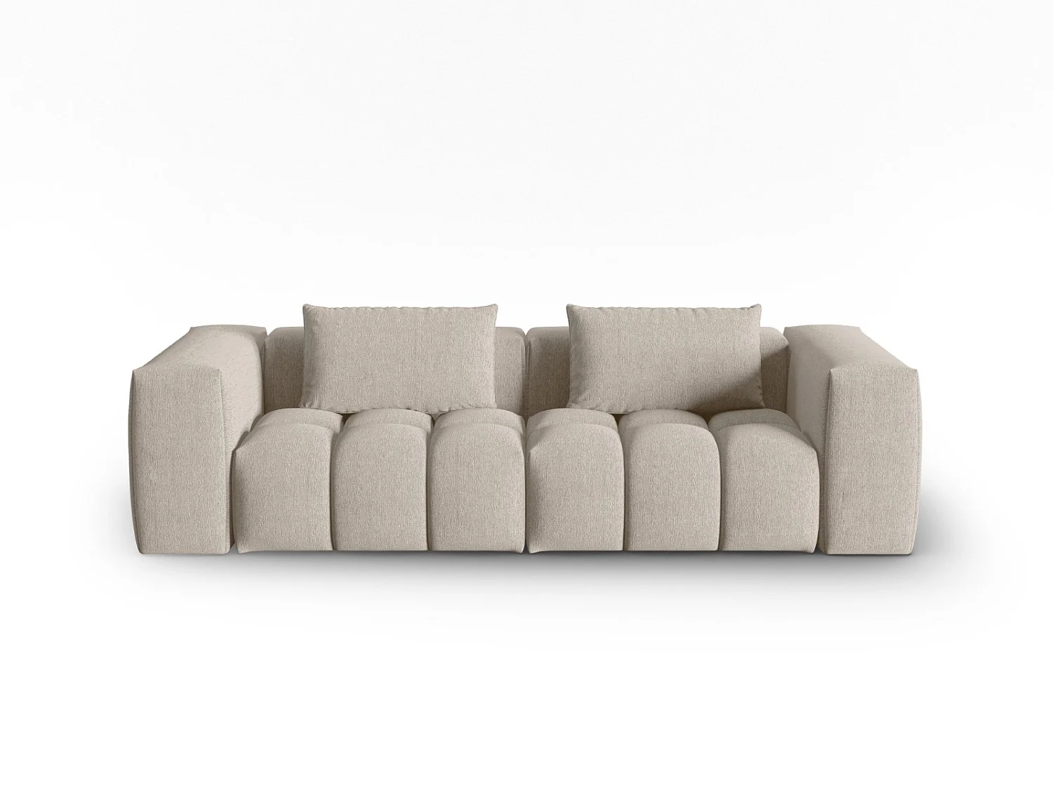 CXL by Christian Lacroix - Sofa modułowa, "Lorella" 3 miejsca tkanina strukturalna, piasek - 230x85x70cm 3746787 - obrazek 1