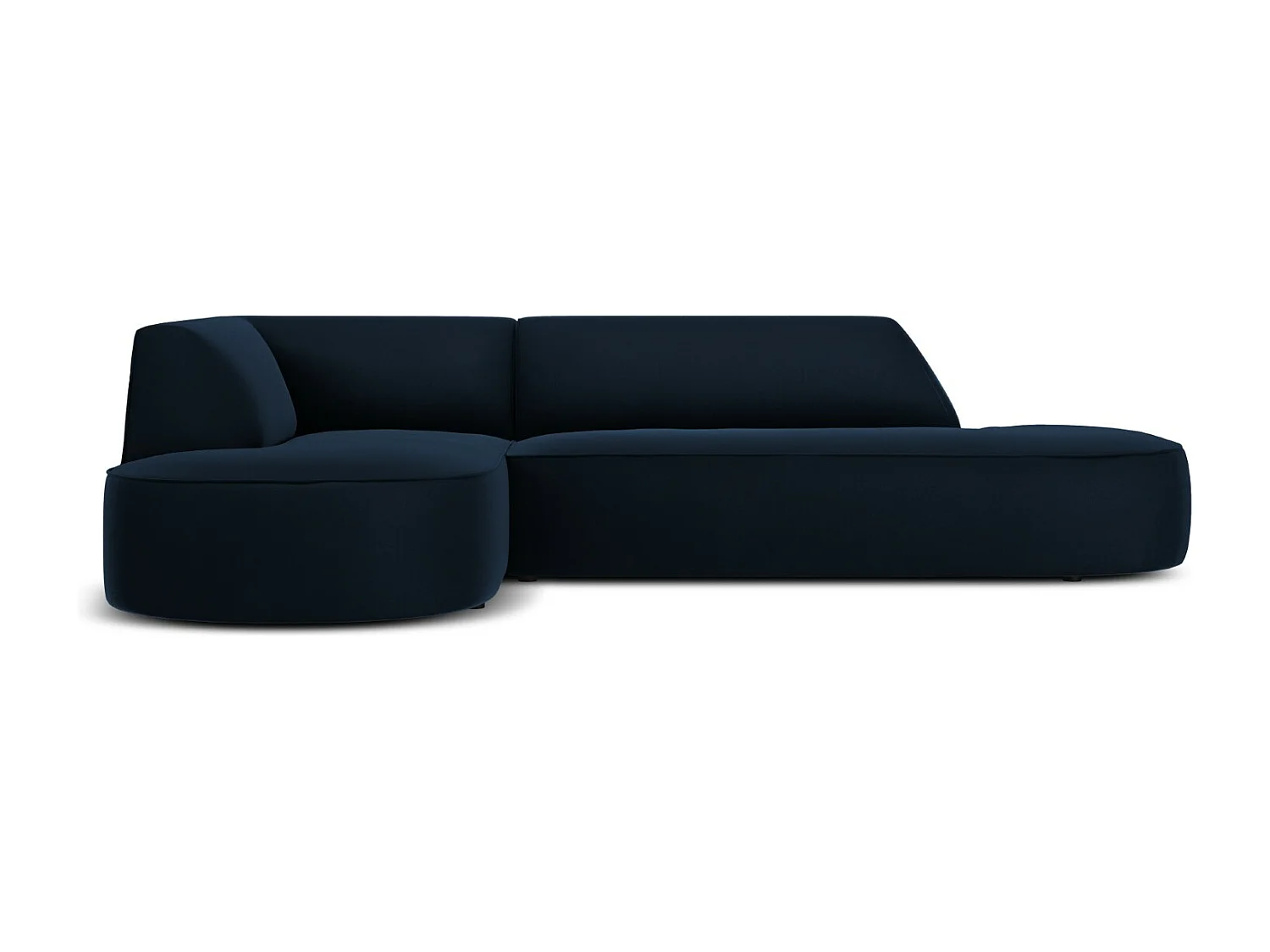 CXL by Christian Lacroix – Narożnik lewy, „Charles” 4 miejsca welur, niebieski ciemny – 273x180x69cm 3746799