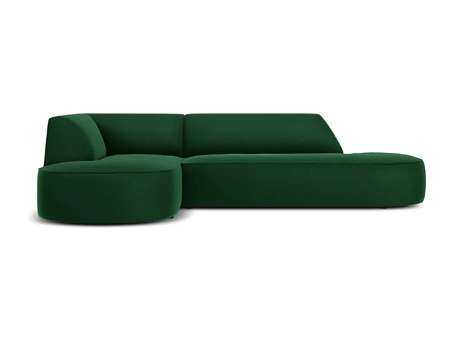 CXL by Christian Lacroix – Narożnik lewy, „Charles” 4 miejsca welur, zielony – 273x180x69cm 3746819