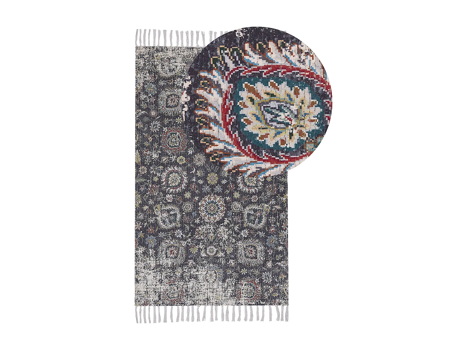 Dywan 80 x 150 cm wielokolorowy ARMUTALAN 178337 - obrazek 1