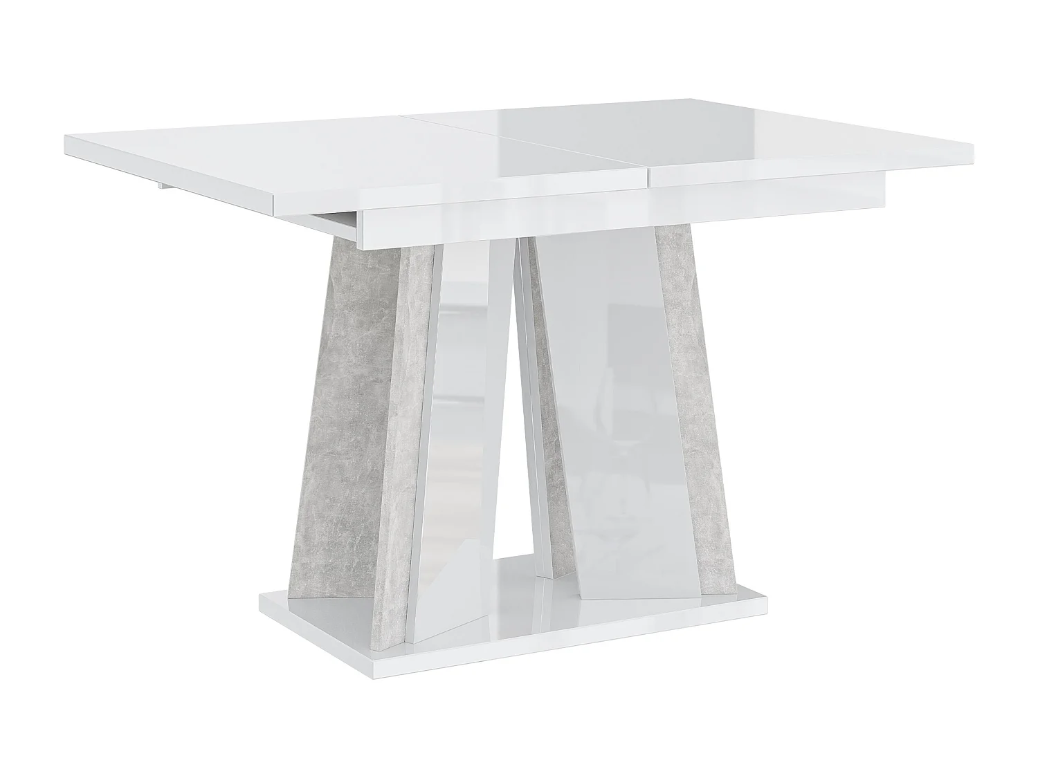 Dora stół biały połysk beton 3883515 - obrazek 1