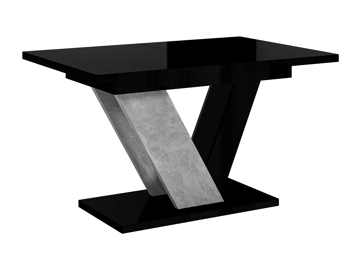 Dubaj stół czarny połysk beton 3883534 - obrazek 1
