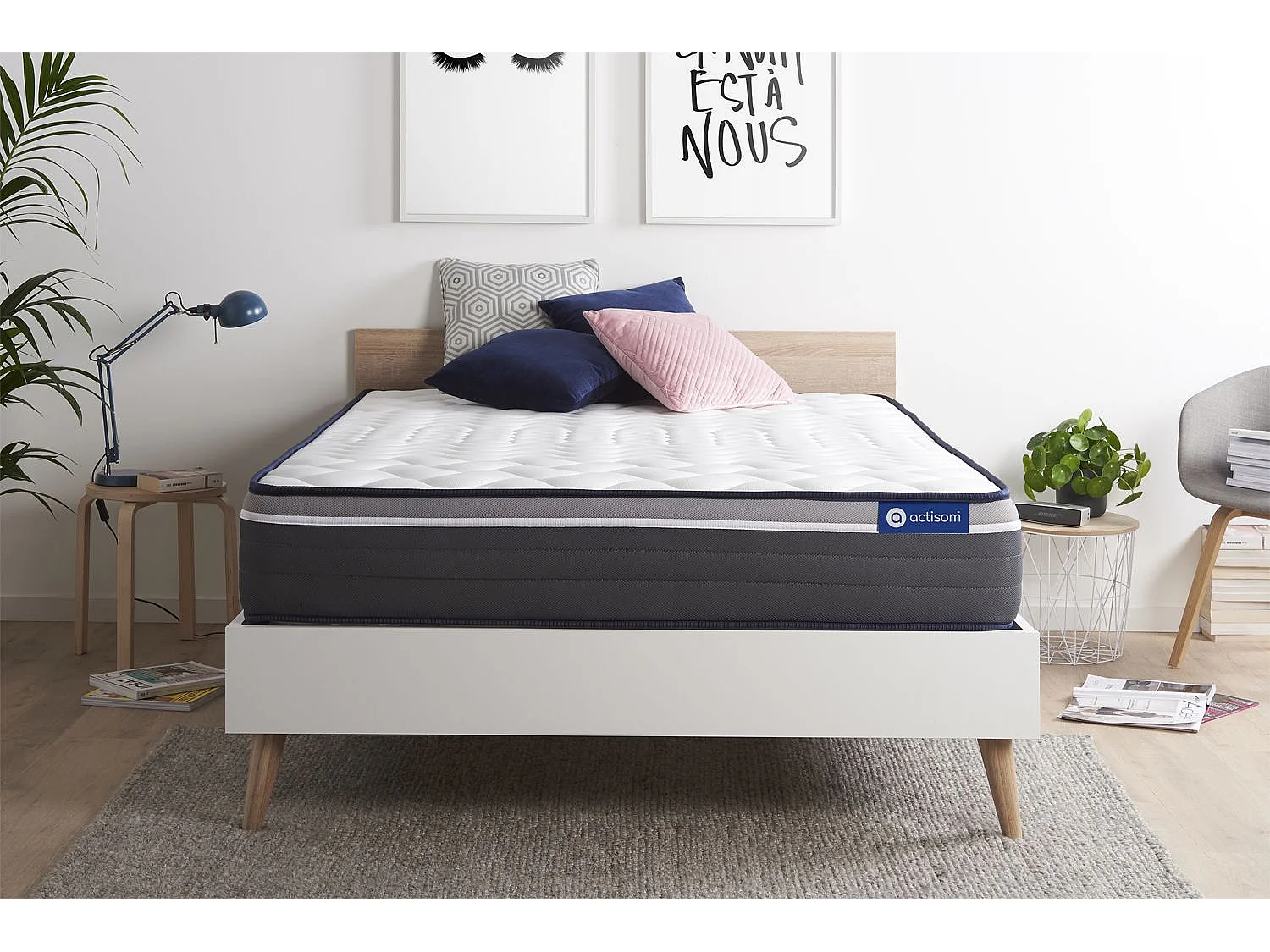 Materac Actilatex plus 130x190cm, Grubosc : 26 cm, Lateks i pianka z pamiecia ksztaltu, Bardzo wysoki, 7 stref komfortu 3501351 - obrazek 1