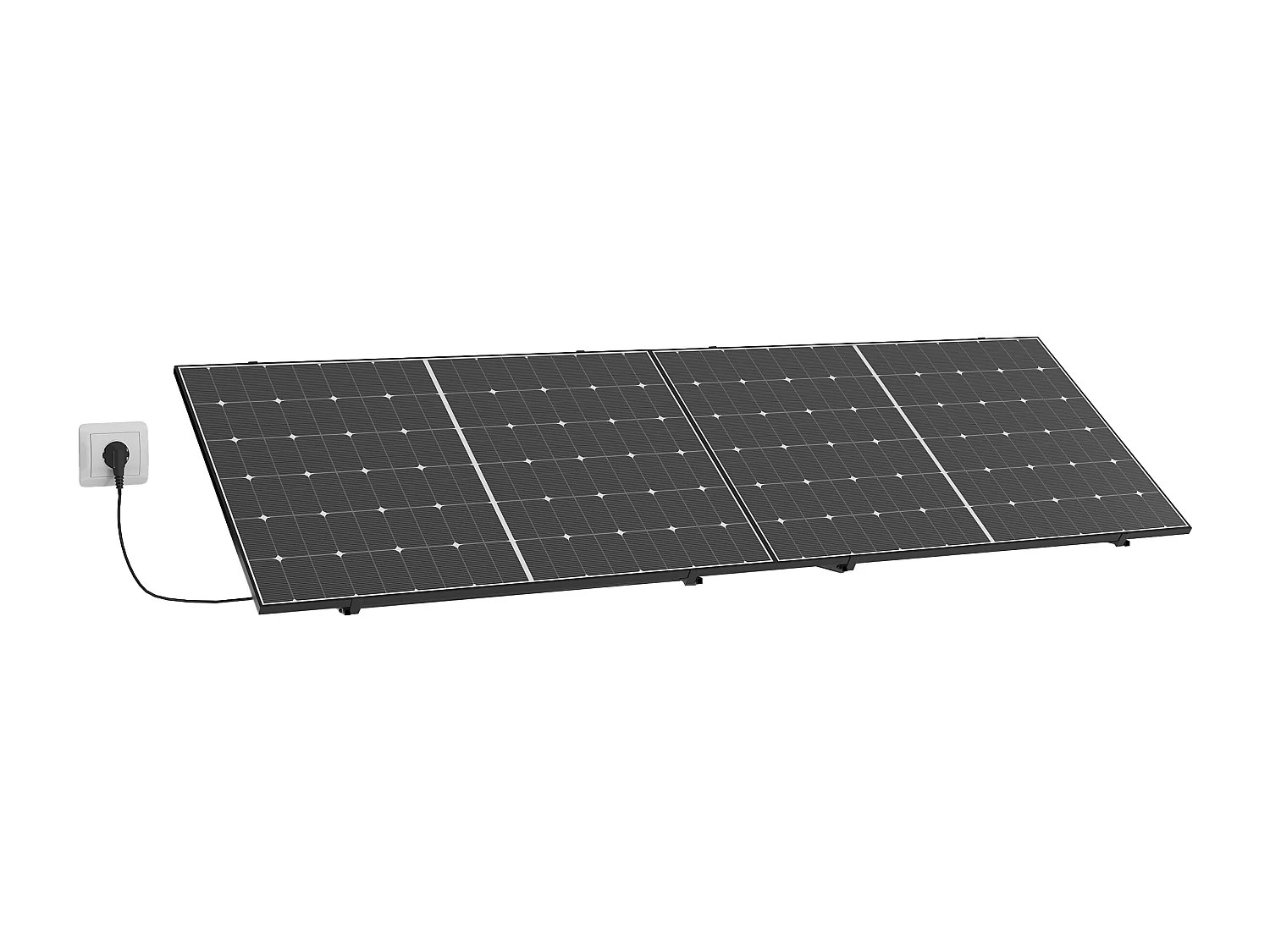 Zestaw 2 paneli słonecznych Plug &Play - 850 W - LUMINOSER 3884269 - obrazek 1