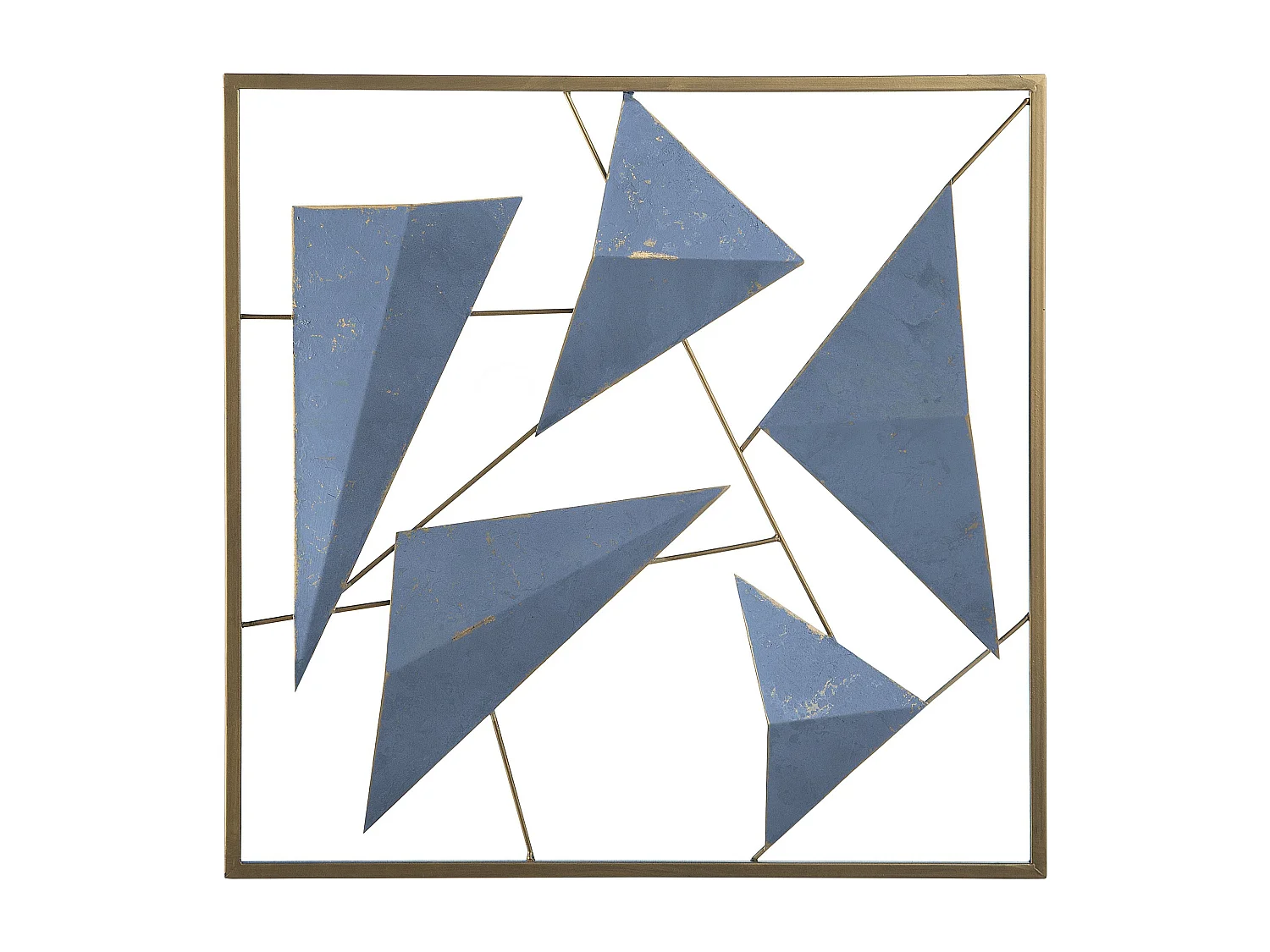 Dekoracja ścienna ZINC Metal 50 cm Niebieski 142547 - obrazek 1