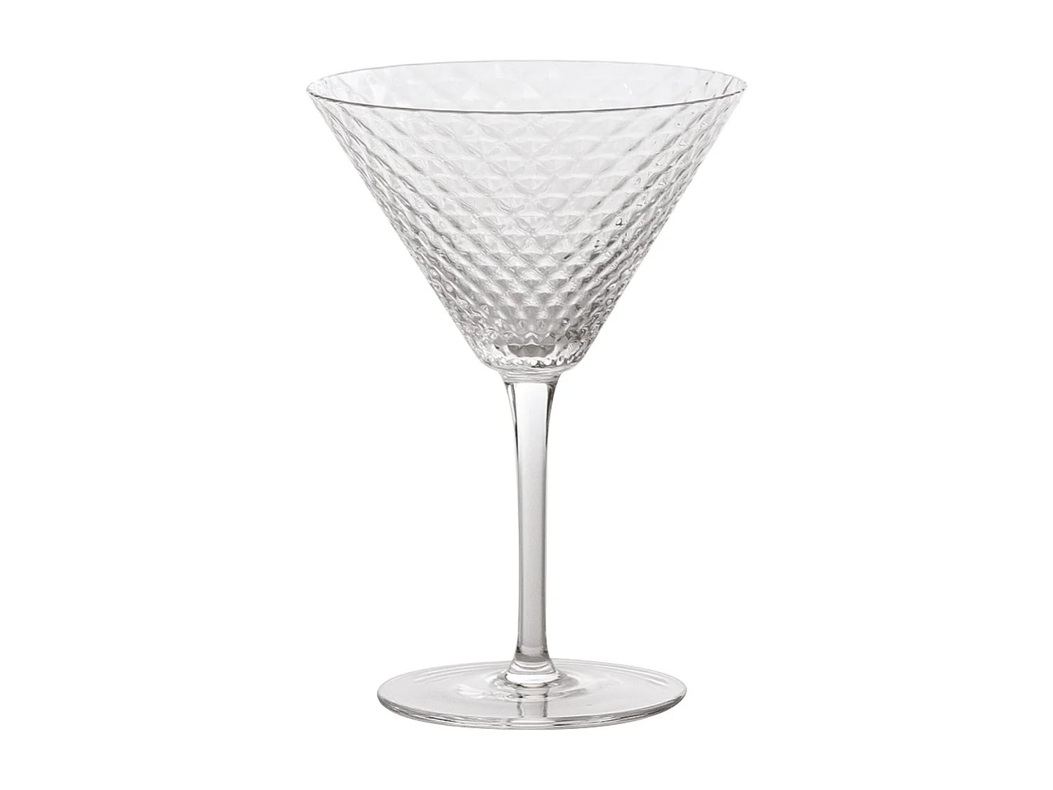 Martini – Zestaw 4 kieliszków do koktajli i wina aromatycznego o pojemności 23 cl, szkło, elegancki design – Zafferano Wyprodukowano we Włoszech 3981063