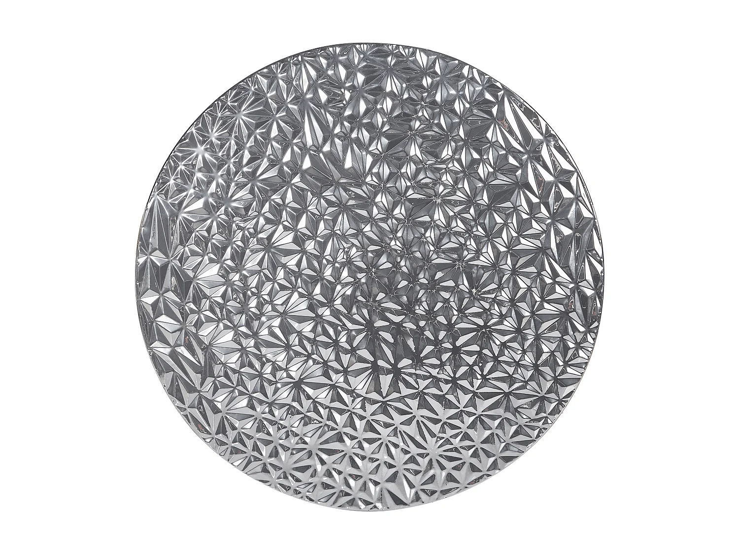 Dekoracja ścienna MOSCAVIDE Metal 60 cm Srebrny 3987426 - obrazek 1